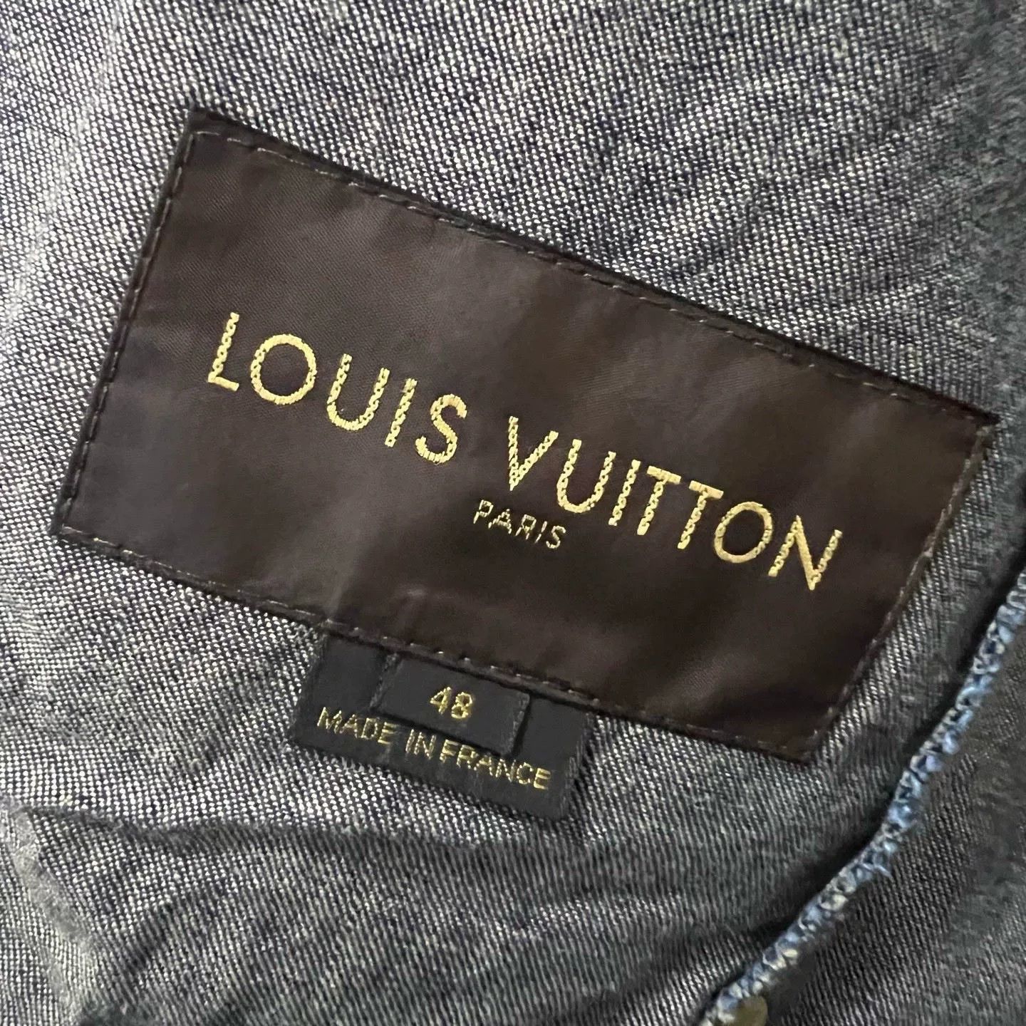 Louis Vuitton Louis Vuitton Indigo Denim Jacket Size 48 Size US M / EU 48-50 / 2 - 5 Thumbnail