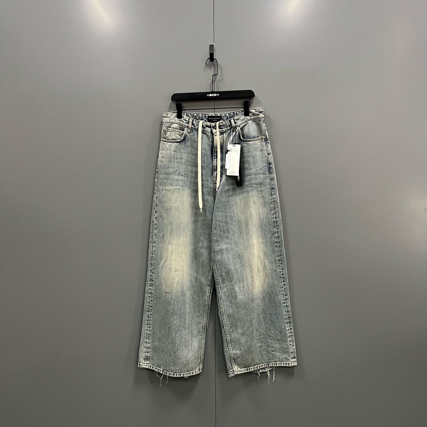 Balenciaga Balenciaga Washed Drawstring Jeans Size S Size US 30 / EU 46 - 2 Thumbnail