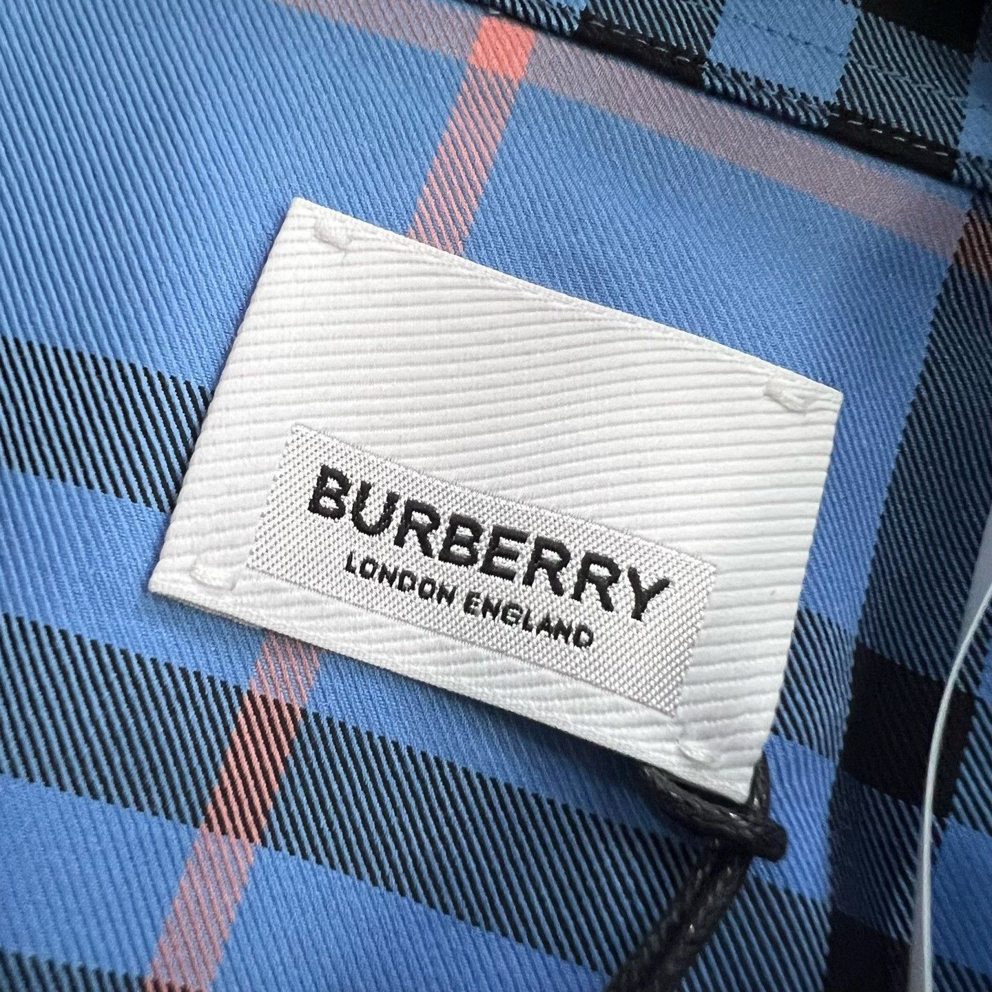 Burberry Burberry Blue Check Cotton Shirt Size M Size US M / EU 48-50 / 2 - 5 Thumbnail