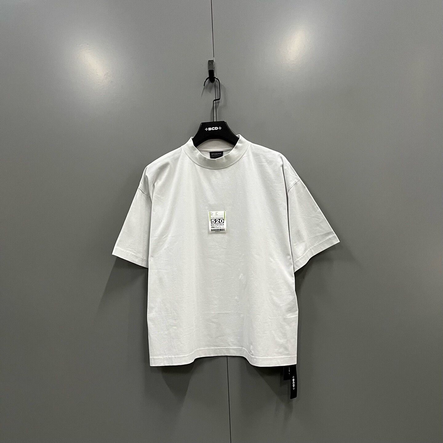 Balenciaga Balenciaga White Logo T-Shirt Size M Size US M / EU 48-50 / 2 - 2 Thumbnail