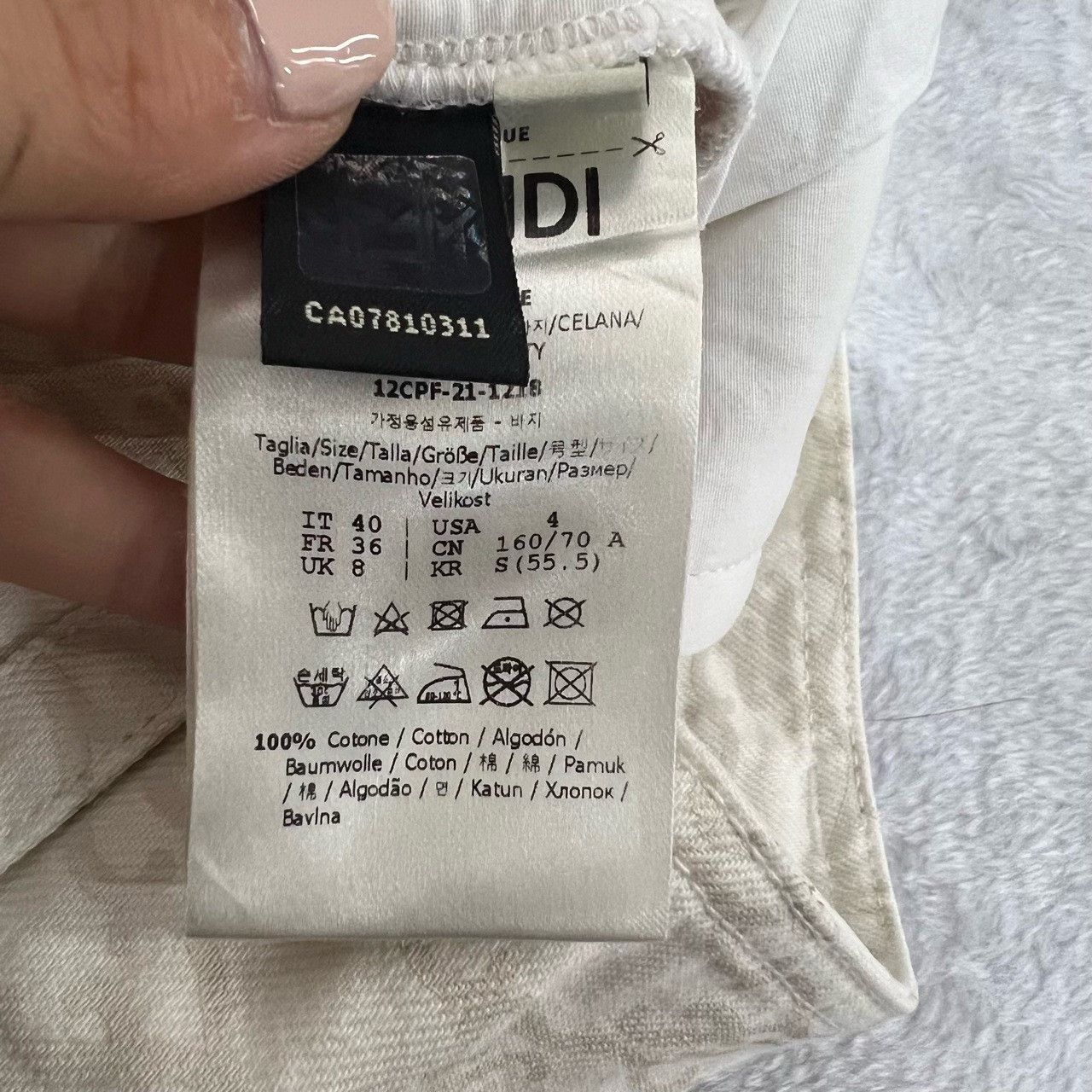 Fendi Fendi Monogram Jeans Size 40 Size 27" / US 4 / IT 40 - 6 Thumbnail