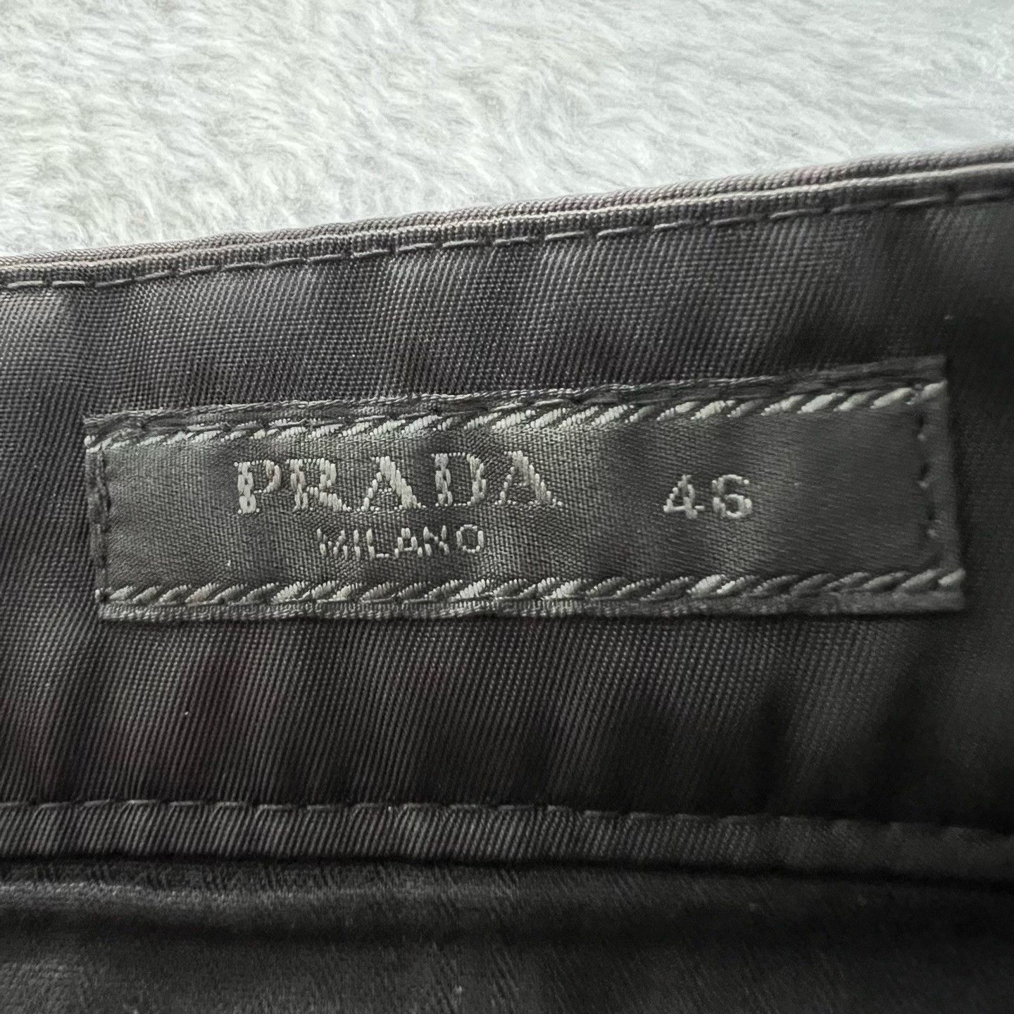 Prada Prada Nylon Zip Hem Pants Black Size 46 Size US 30 / EU 46 - 4 Thumbnail