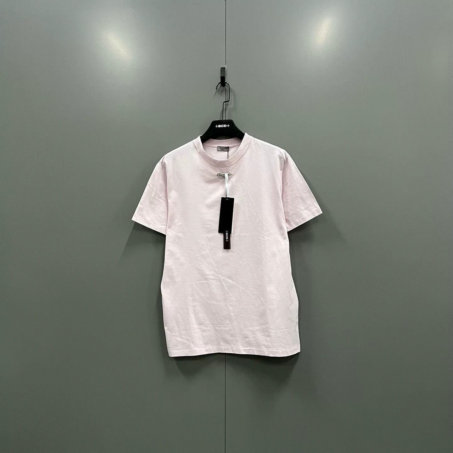 Dior Dior Pink Logo Cotton T-Shirt Size M Size US M / EU 48-50 / 2 - 2 Thumbnail