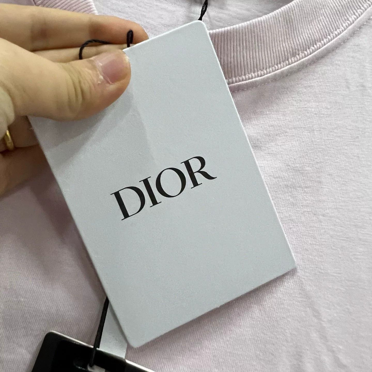 Dior Dior Pink Logo Cotton T-Shirt Size M Size US M / EU 48-50 / 2 - 4 Thumbnail