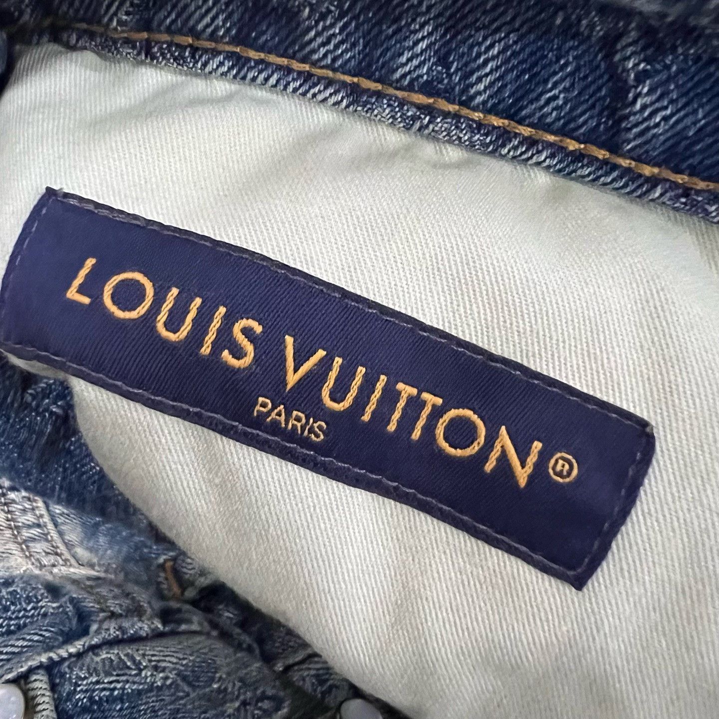 Louis Vuitton Louis Vuitton Monogram Denim Jeans US 38 Size US 38 / EU 54 - 4 Thumbnail