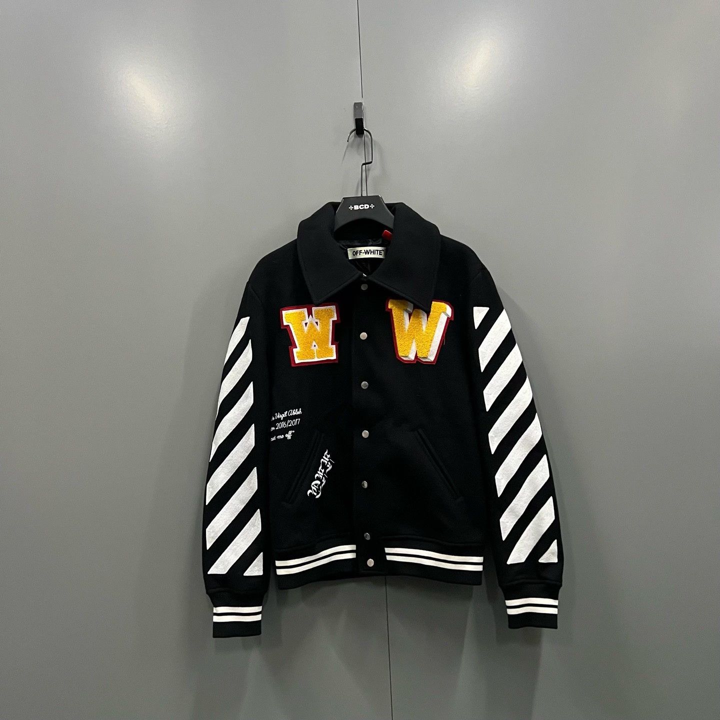 Off-White Off-White Embroidery Varsity Jacket Size S Size US S / EU 44-46 / 1 - 2 Thumbnail