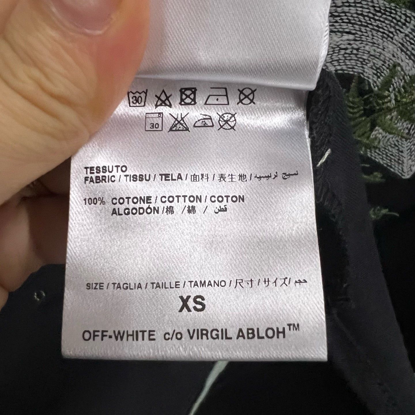 Off-White Off-White Mirror Embroidered Shirt Size XS Size US XS / EU 42 / 0 - 4 Thumbnail