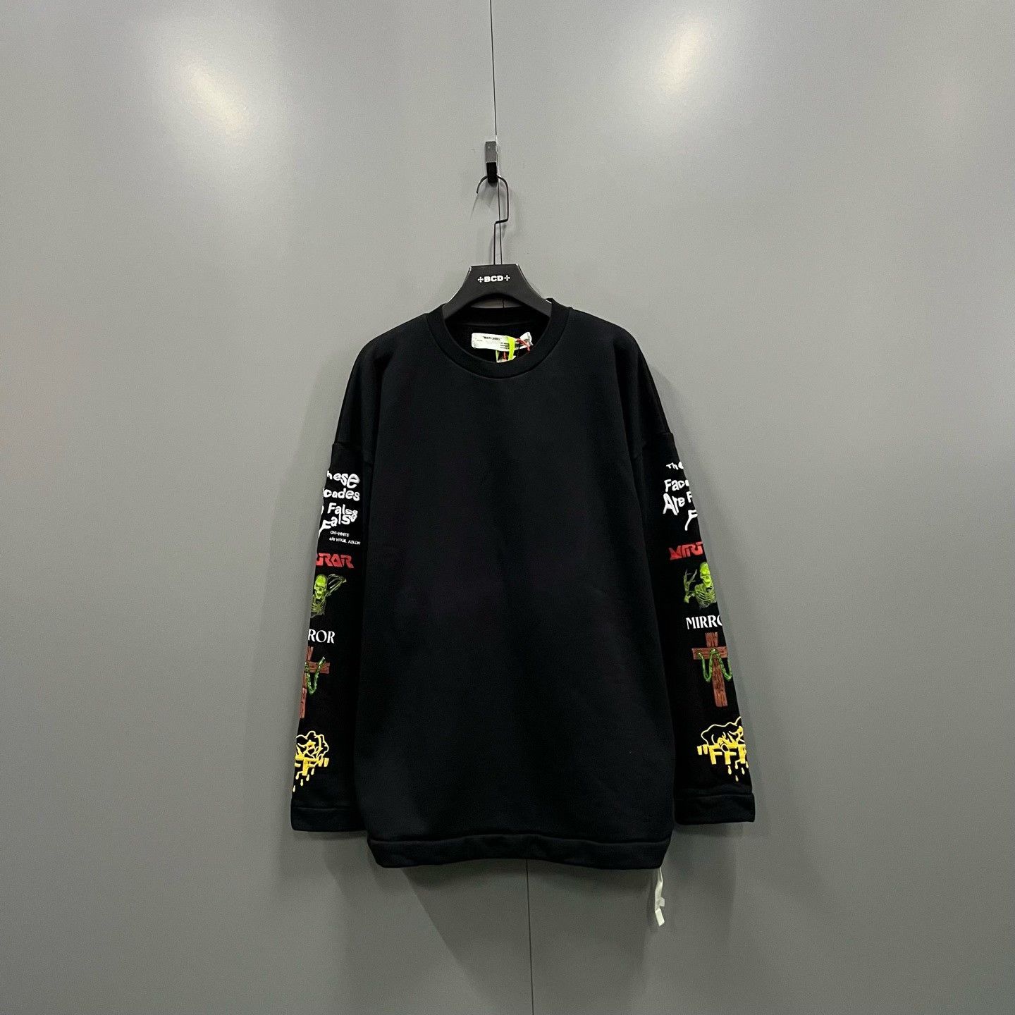Off-White Off-White Mirror Graphic Sweatshirt Size L Size US L / EU 52-54 / 3 - 2 Thumbnail