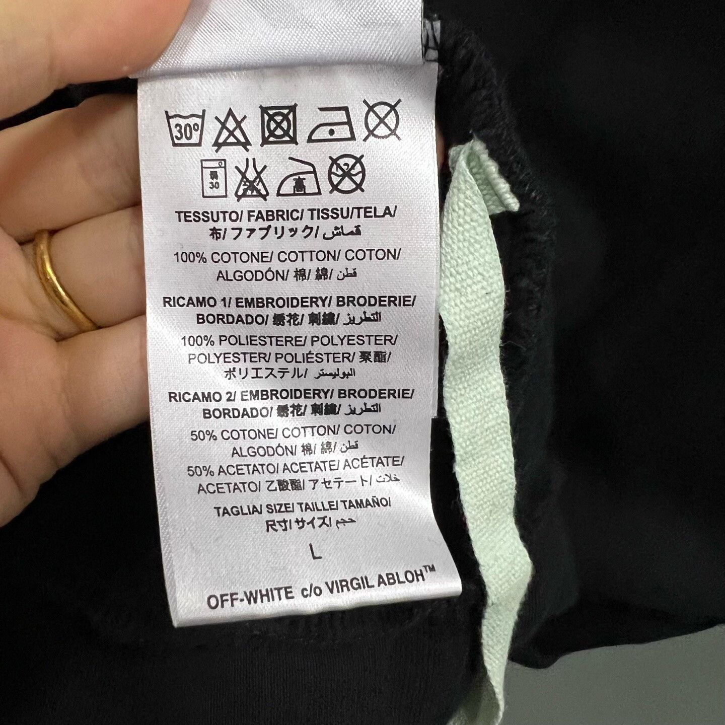 Off-White Off-White Mirror Graphic Sweatshirt Size L Size US L / EU 52-54 / 3 - 4 Thumbnail