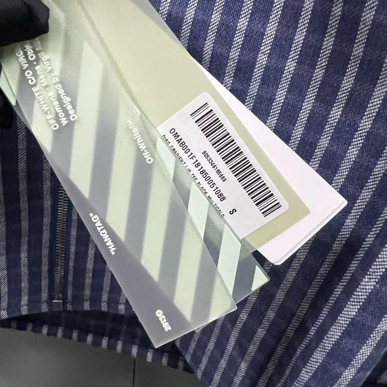 Off-White Off-White Striped Light Jacket Size XS Size US XS / EU 42 / 0 - 6 Thumbnail