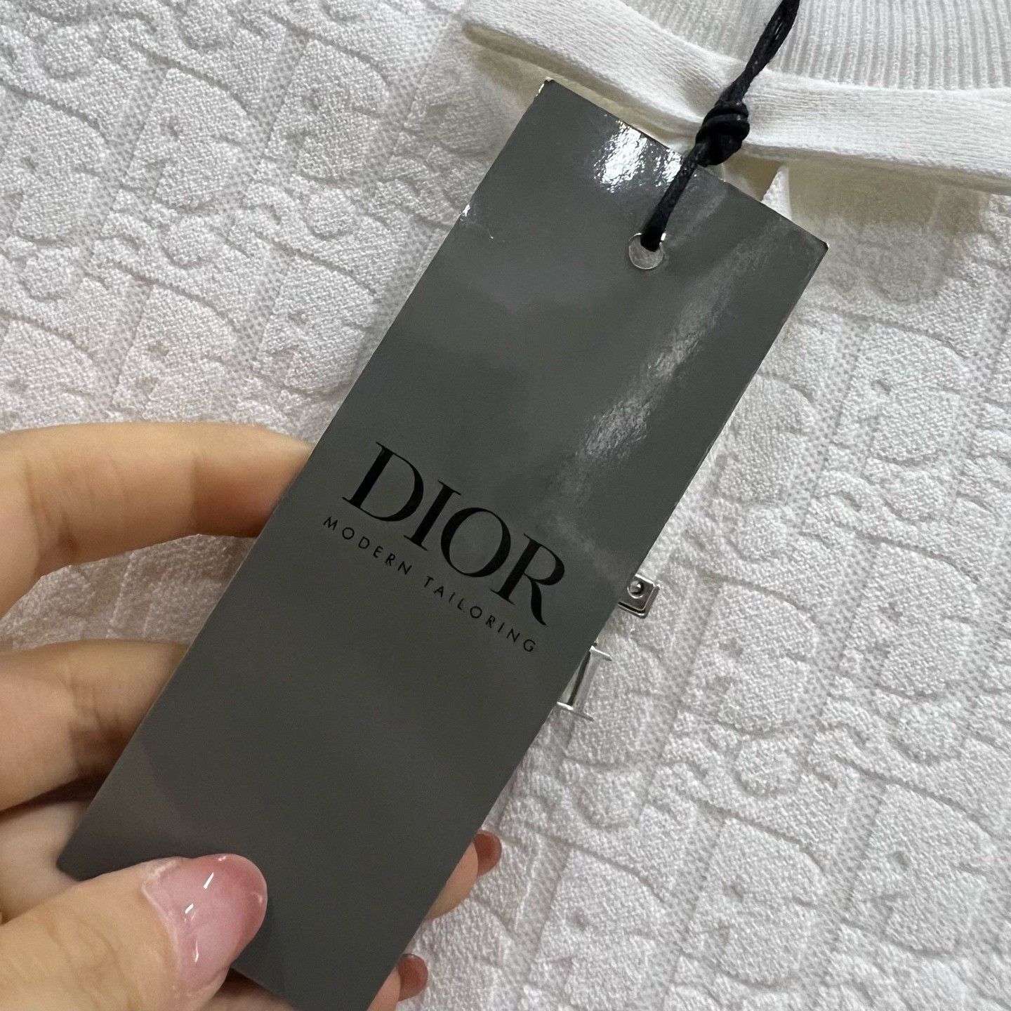 Dior Dior Oblique Jacquard Knit Top Size 34 Size XS / US 0-2 / IT 36-38 - 4 Thumbnail