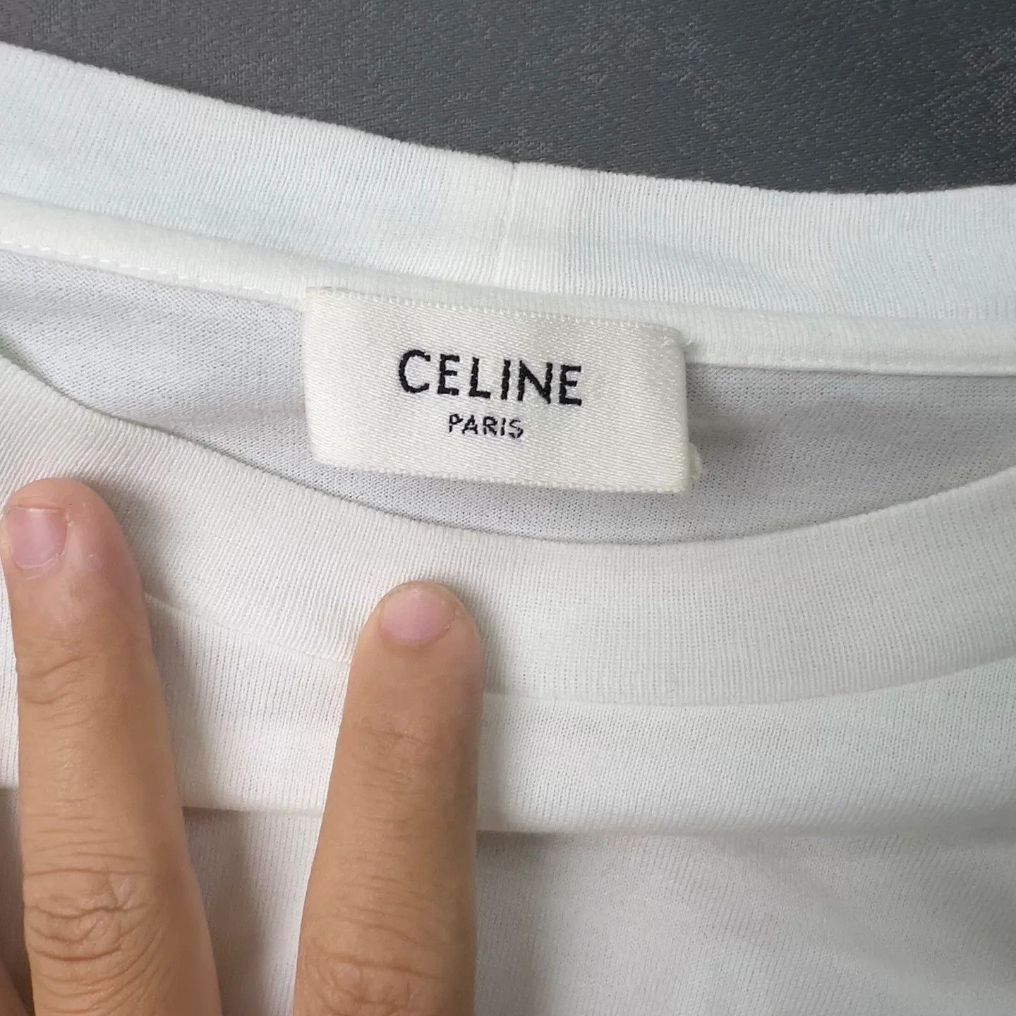 Celine Celine Logo Short Sleeve T-Shirt Size M Size M / US 6-8 / IT 42-44 - 4 Thumbnail