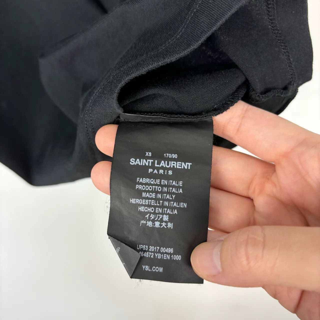 Saint Laurent Paris Saint Laurent Paris Logo Short Sleeve T-Shirt Size XS Size US XS / EU 42 / 0 - 5 Thumbnail