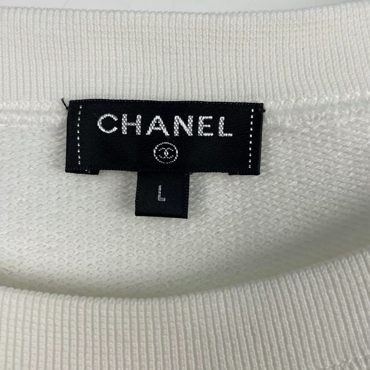 Chanel Chanel Laurel CC Logo Short Sleeve T-Shirt Size L Size L / US 10 / IT 46 - 4 Thumbnail
