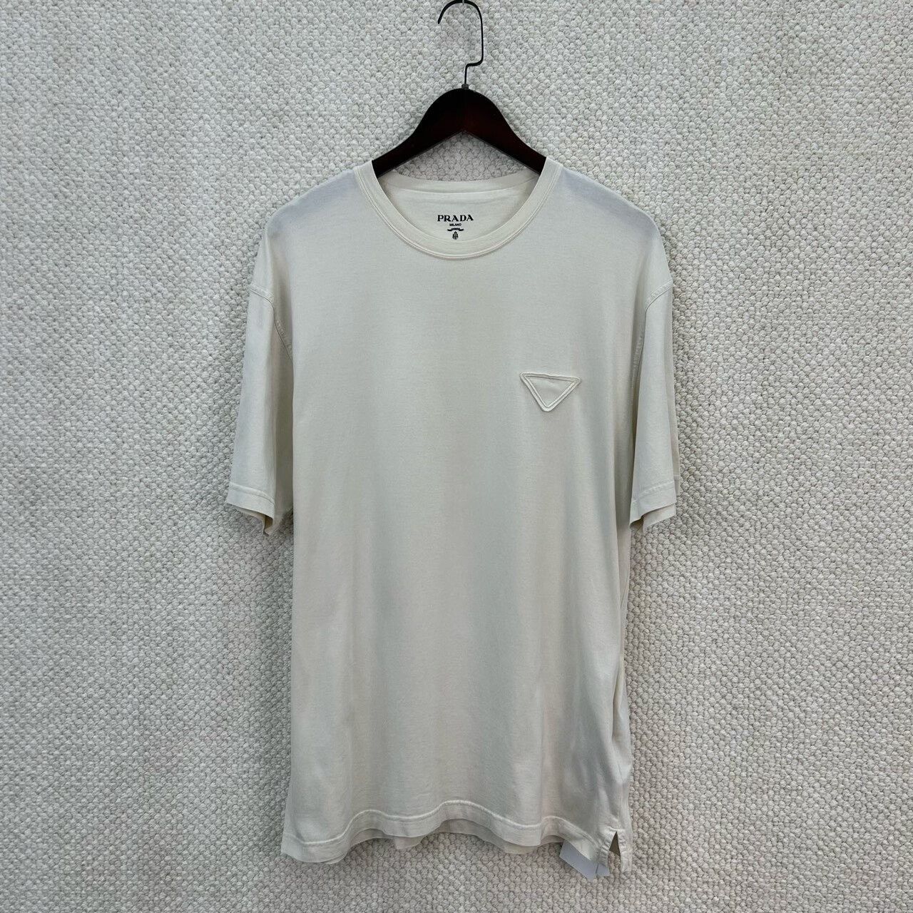 Prada Prada Triangle Logo T-Shirt XL Size US XL / EU 56 / 4 - 2 Thumbnail