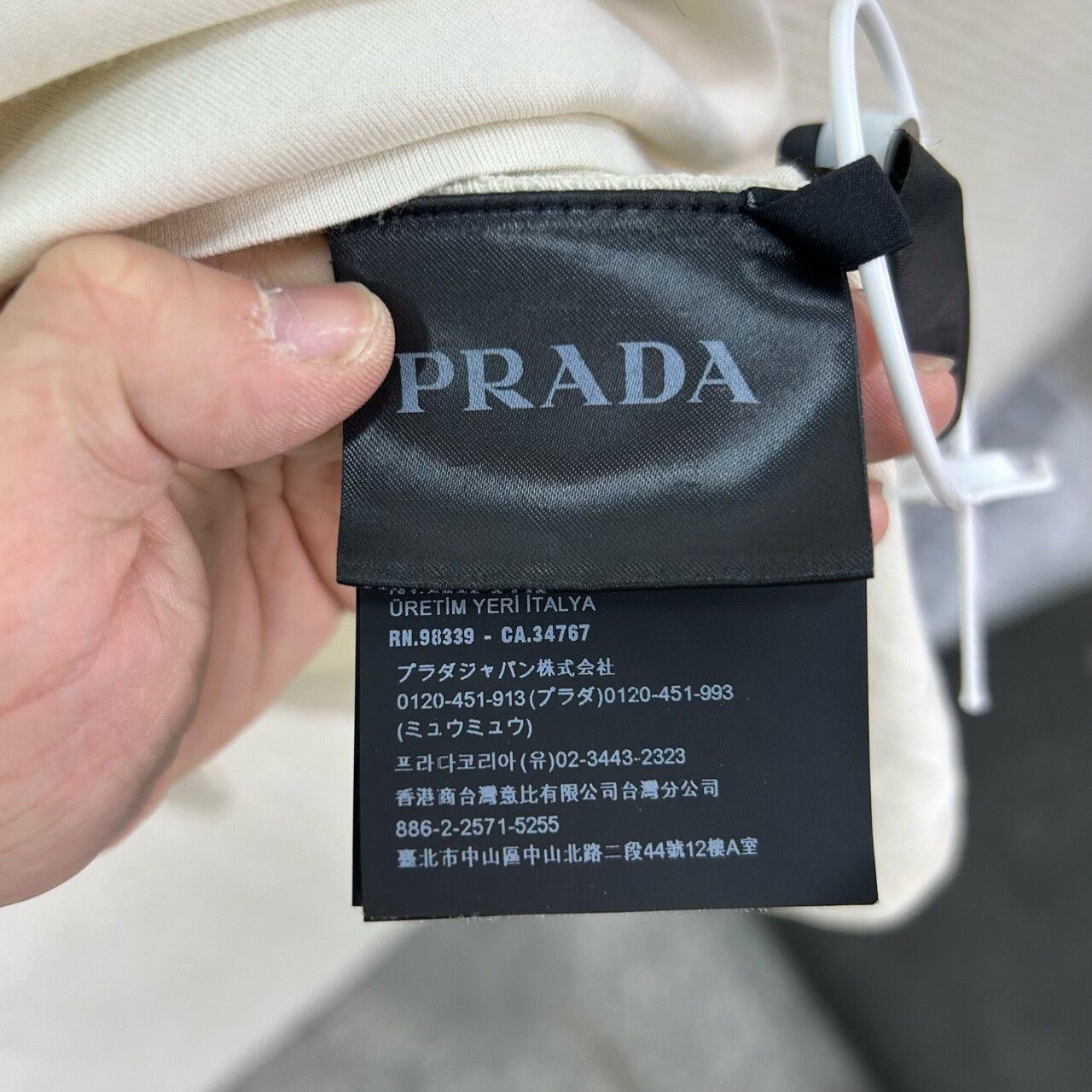 Prada Prada Triangle Logo T-Shirt XL Size US XL / EU 56 / 4 - 5 Thumbnail