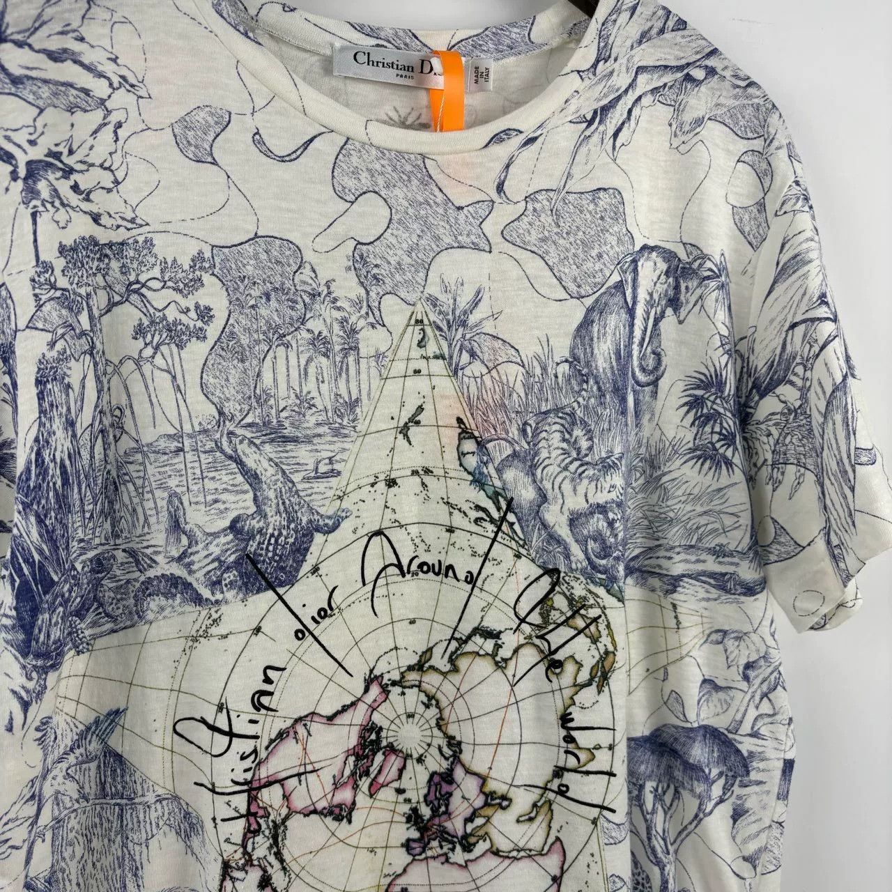 Christian Dior Monsieur Christian Dior Bee Print T-Shirt Size M Size US M / EU 48-50 / 2 - 4 Thumbnail