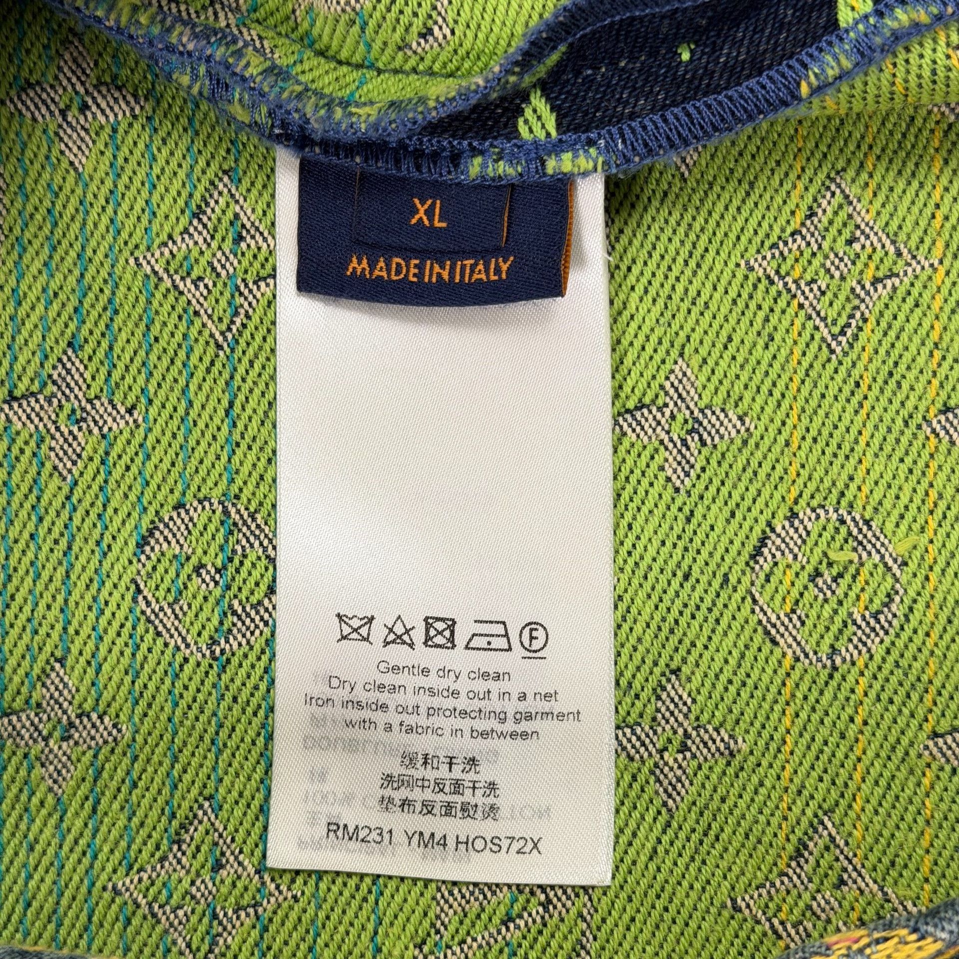 Louis Vuitton Louis Vuitton Gradient Monogram Denim Shirt XL Size US XL / EU 56 / 4 - 8 Thumbnail