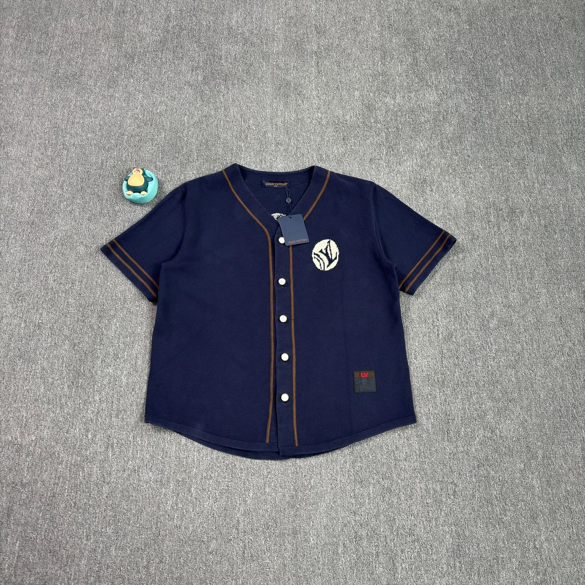 Louis Vuitton Louis Vuitton x Nigo Baseball Jersey Size XL Size US XL / EU 56 / 4 - 2 Thumbnail