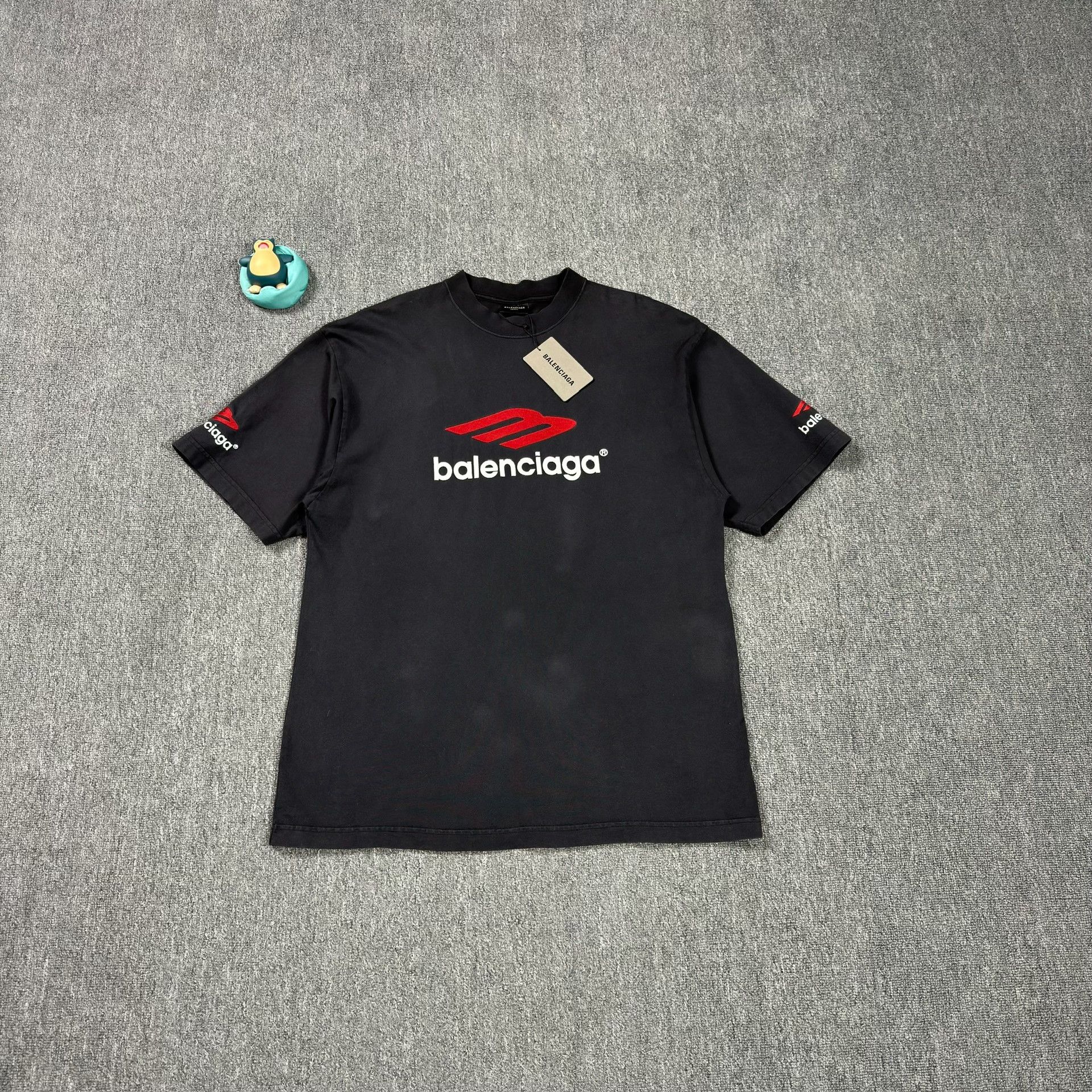 Balenciaga Balenciaga 3B Embroidered Logo T-Shirt Size S Size US S / EU 44-46 / 1 - 2 Thumbnail