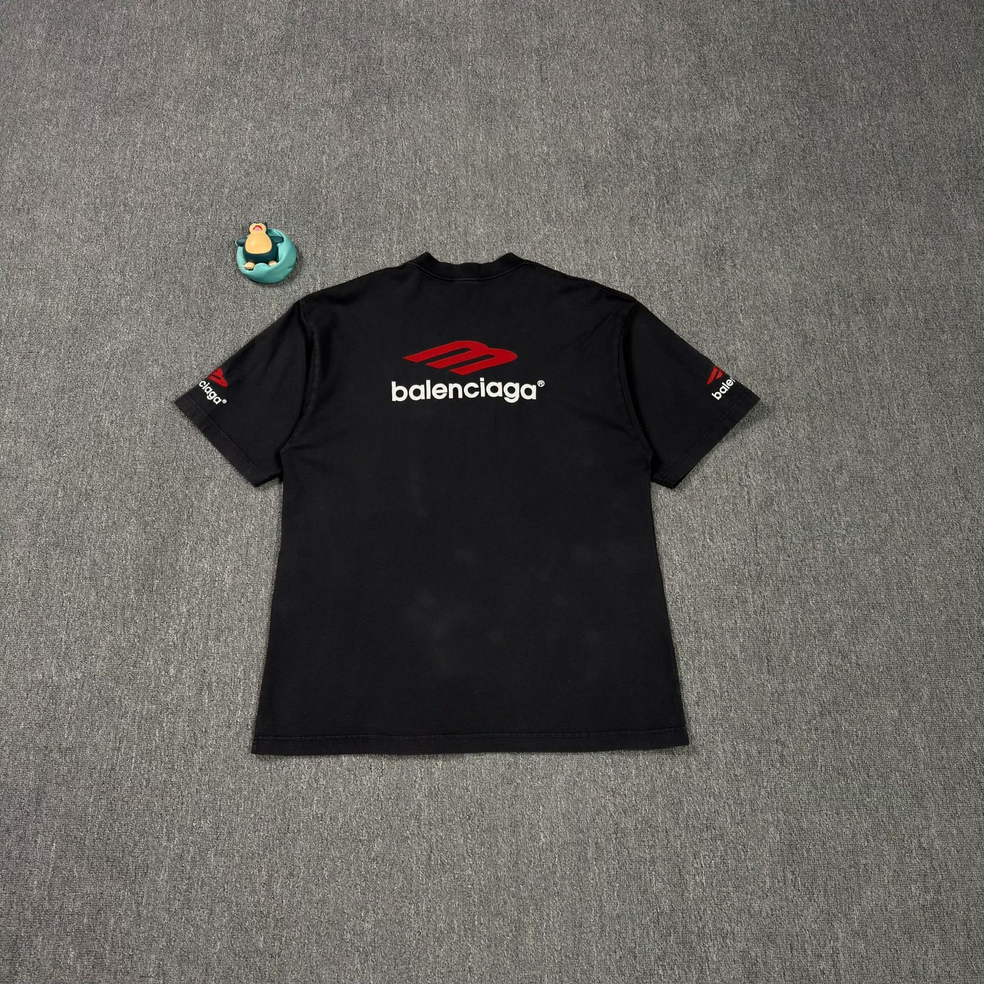 Balenciaga Balenciaga 3B Embroidered Logo T-Shirt Size S Size US S / EU 44-46 / 1 - 3 Thumbnail