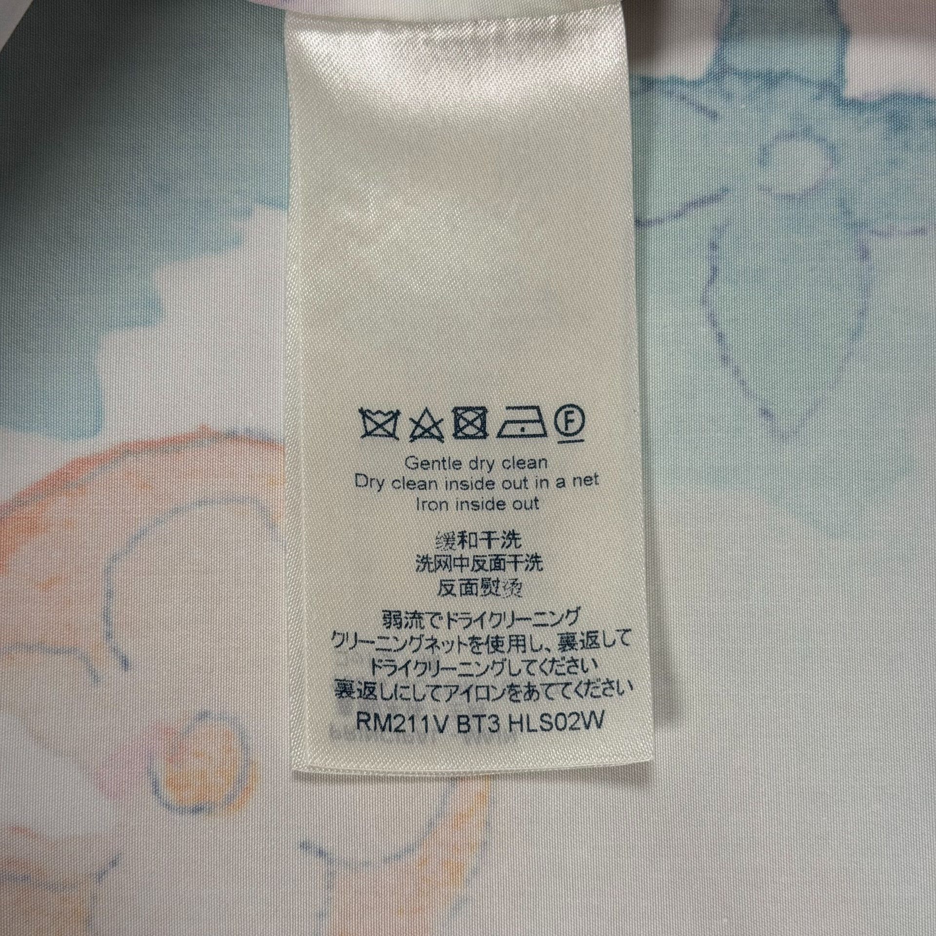 Louis Vuitton Louis Vuitton Watercolor Monogram Short Sleeve Shirt M Size US M / EU 48-50 / 2 - 8 Thumbnail