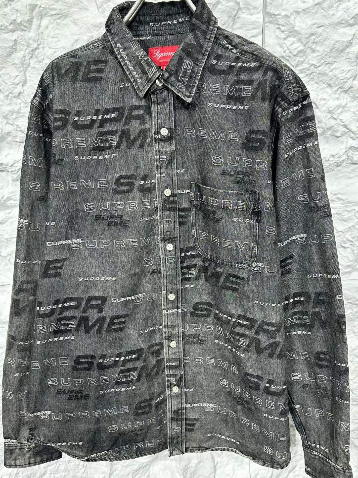 Supreme Supreme Logo All Over Print Shirt Size M Size US M / EU 48-50 / 2 - 4 Thumbnail