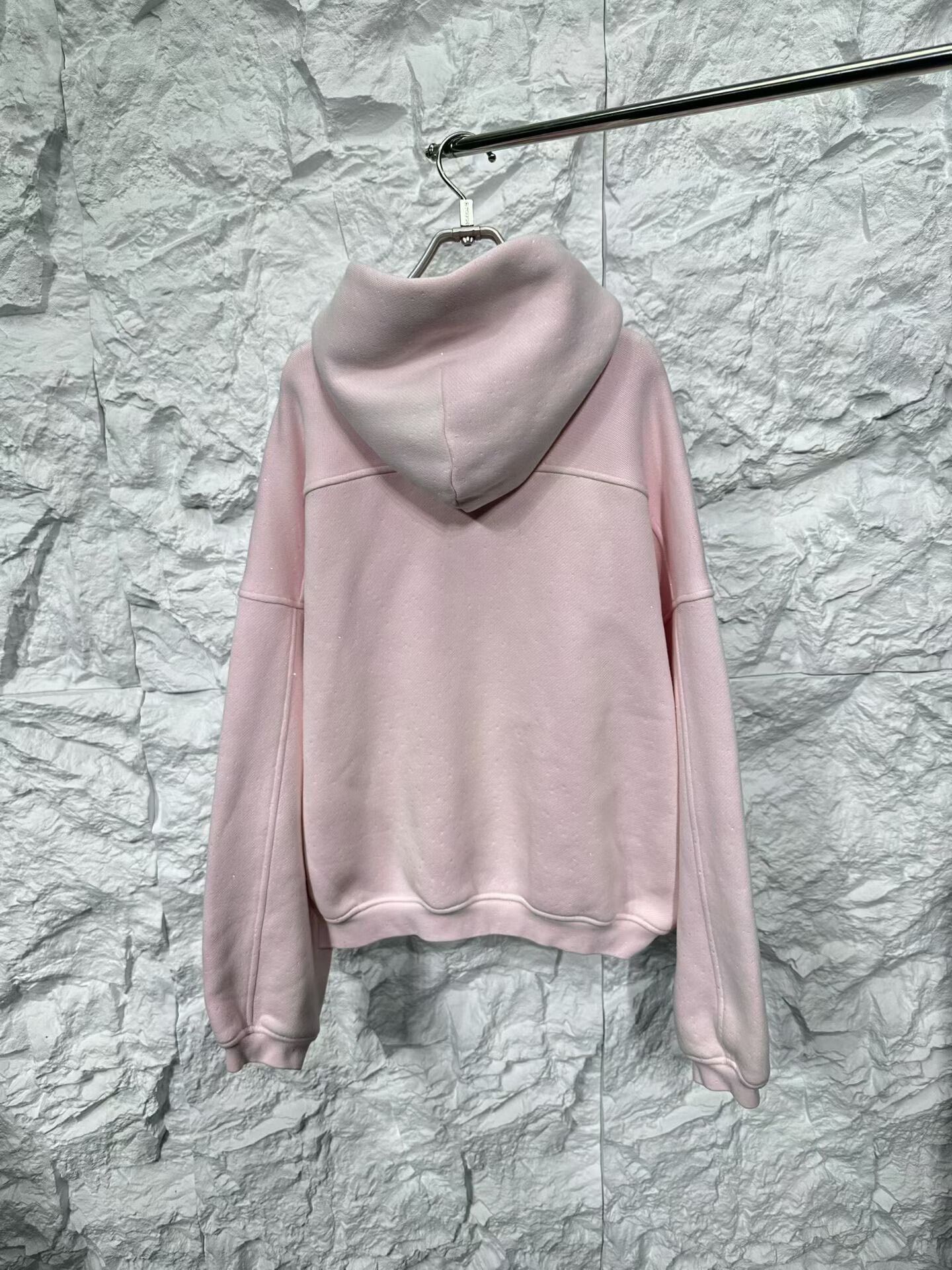 Alexander Wang Alexander Wang Pink Rhinestone Zip Up Hoodie XS Size XS / US 0-2 / IT 36-38 - 3 Thumbnail
