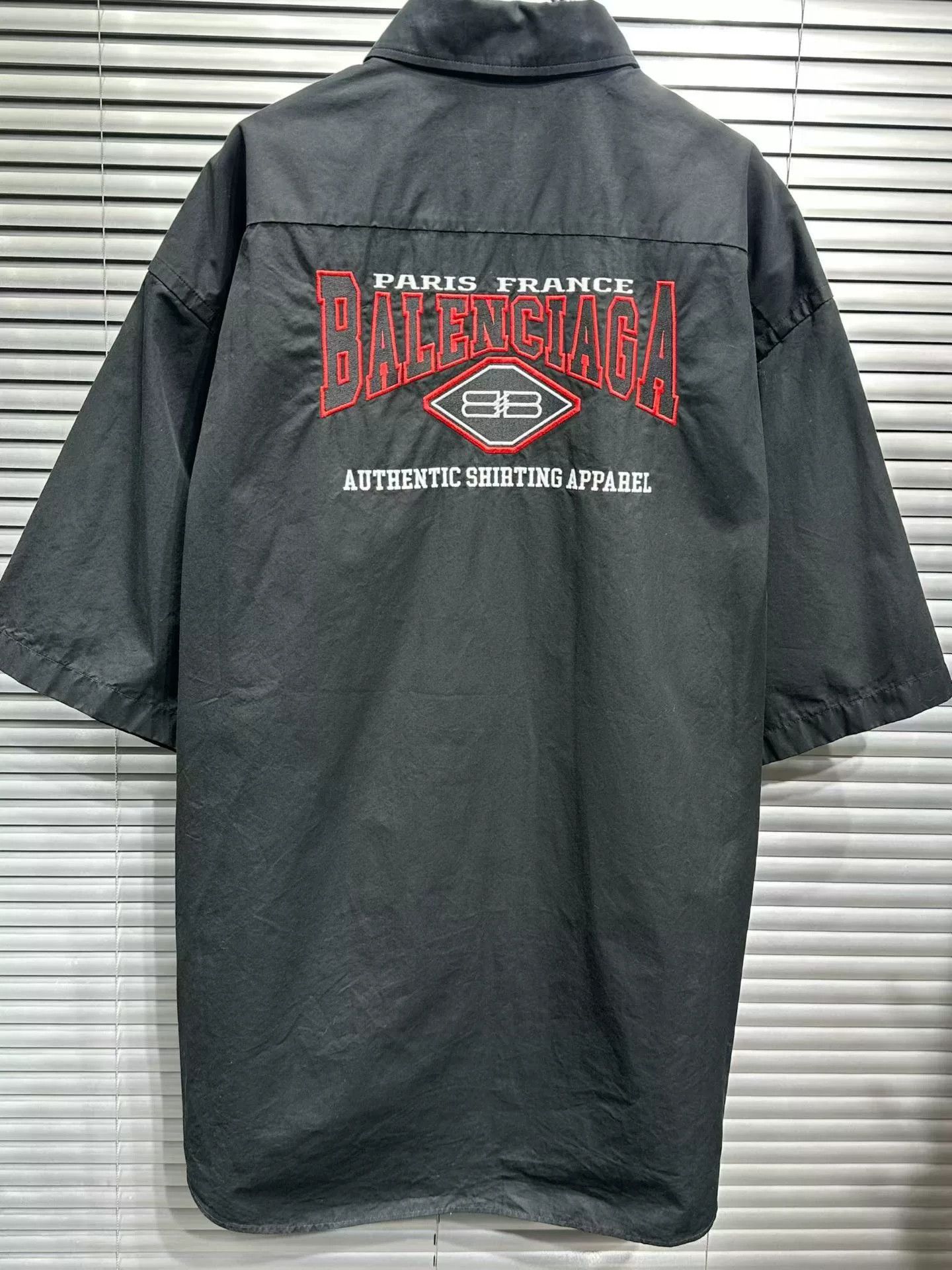 Balenciaga Balenciaga BB Embroidery Short Sleeve Shirt Size S Size US S / EU 44-46 / 1 - 4 Thumbnail