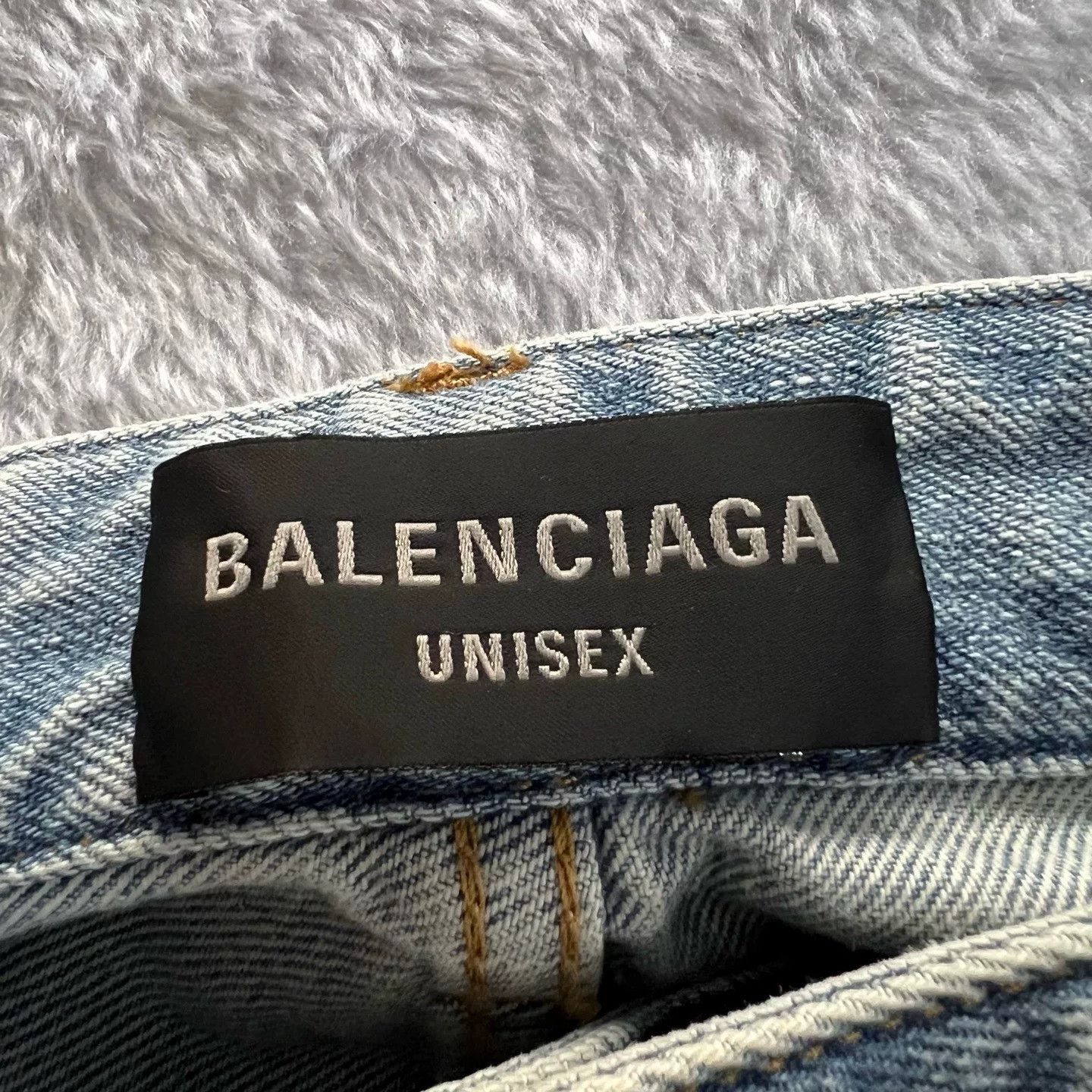 Balenciaga Balenciaga Washed Denim Jeans Size 28 Size US 28 / EU 44 - 4 Thumbnail
