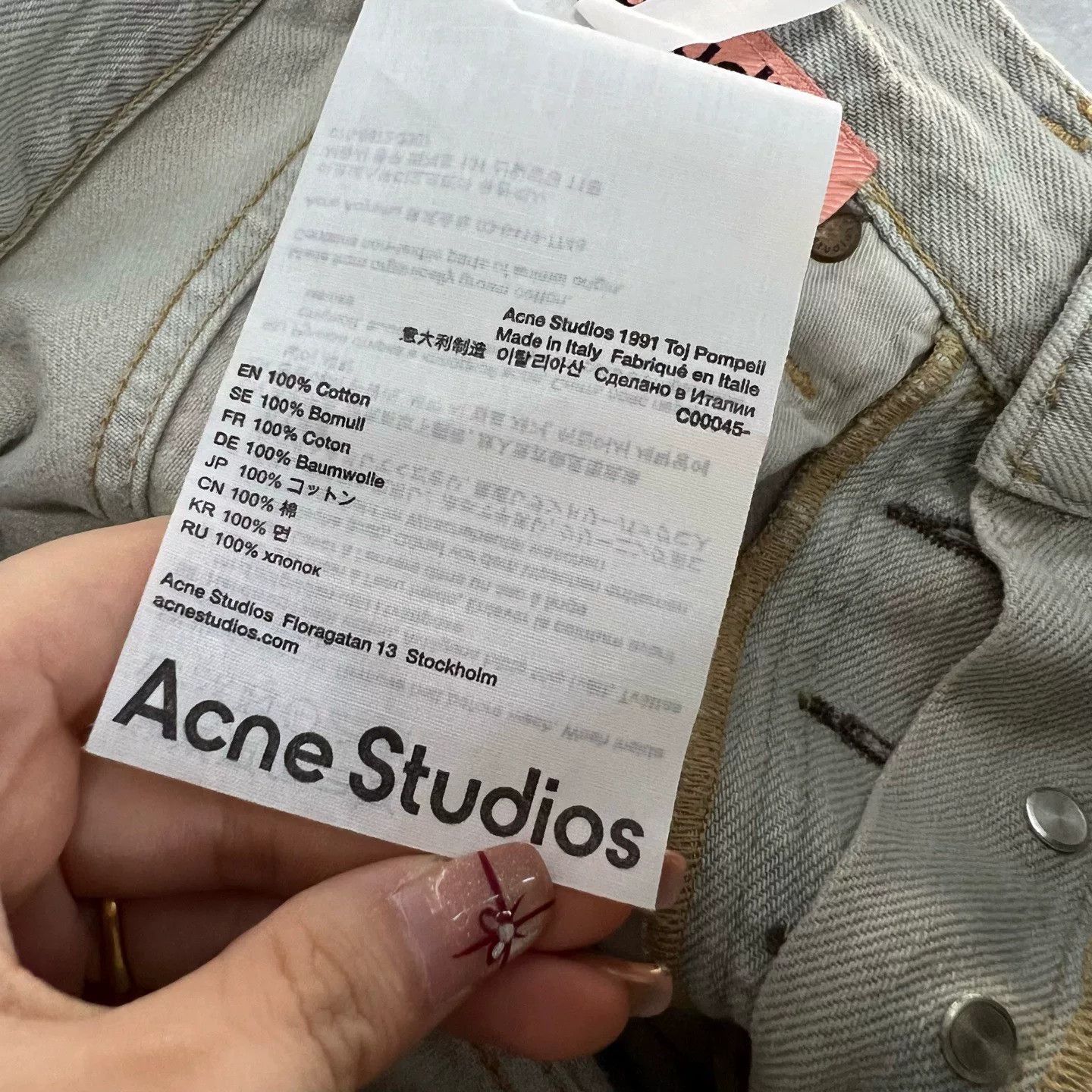 Acne Studios Acne Studios 1991 Toj Pompeii Distressed Jeans Size 32 Size US 32 / EU 48 - 5 Thumbnail