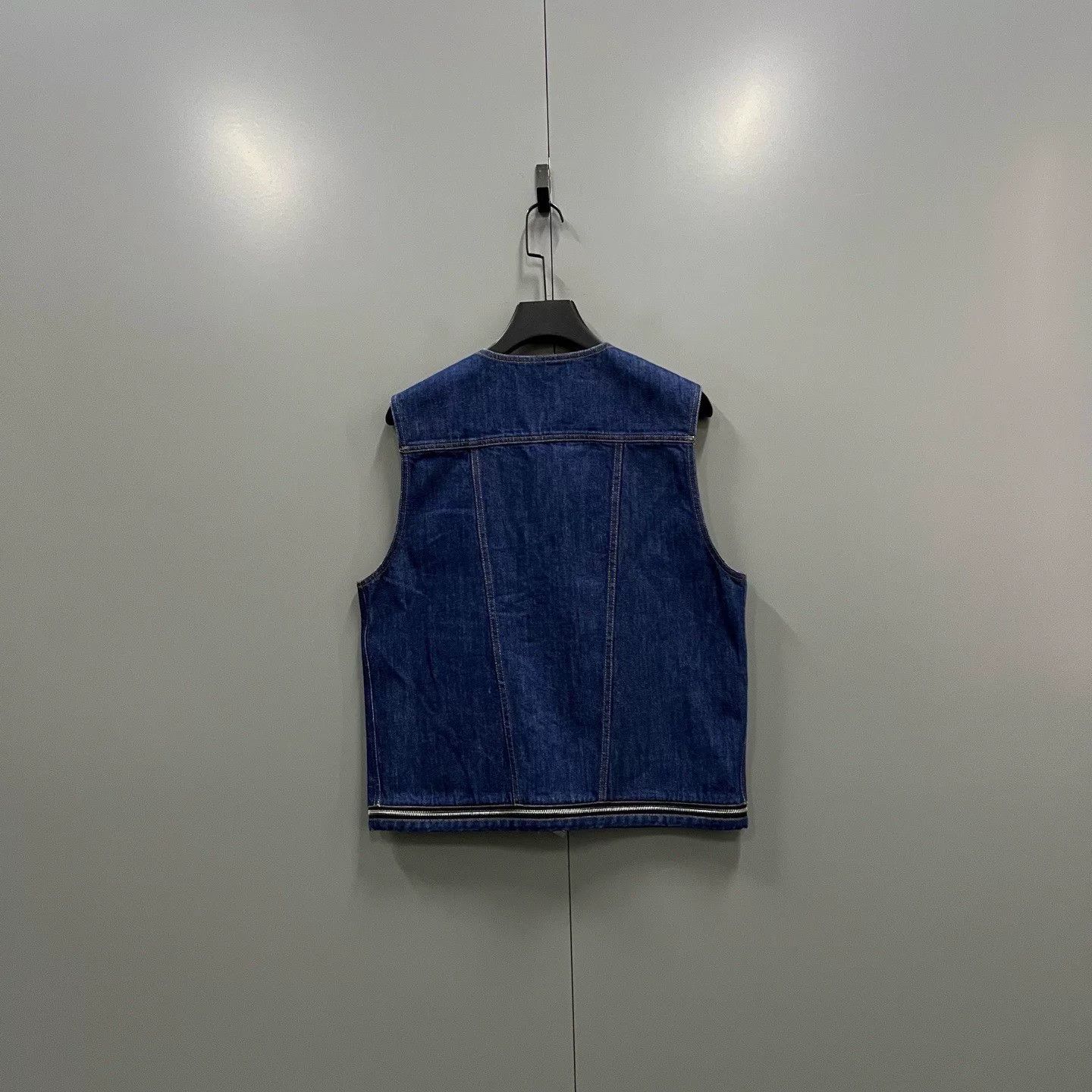 Dior Dior Zip Detail Denim Vest Size M Size US M / EU 48-50 / 2 - 3 Thumbnail