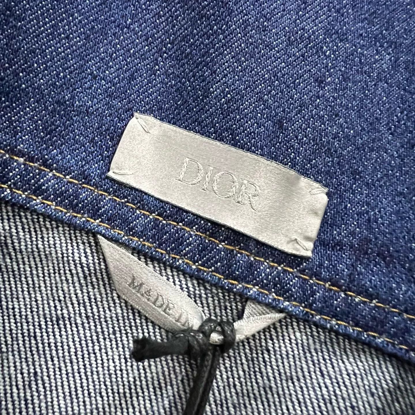 Dior Dior Zip Detail Denim Vest Size M Size US M / EU 48-50 / 2 - 5 Thumbnail