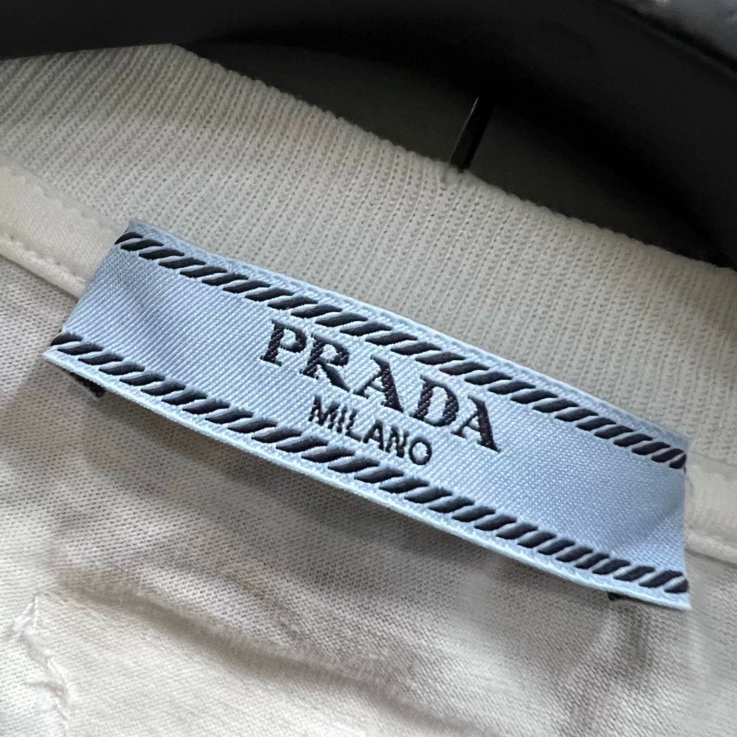Prada Prada Logo Fake Two-Piece Long Sleeve Size S Size US S / EU 44-46 / 1 - 4 Thumbnail
