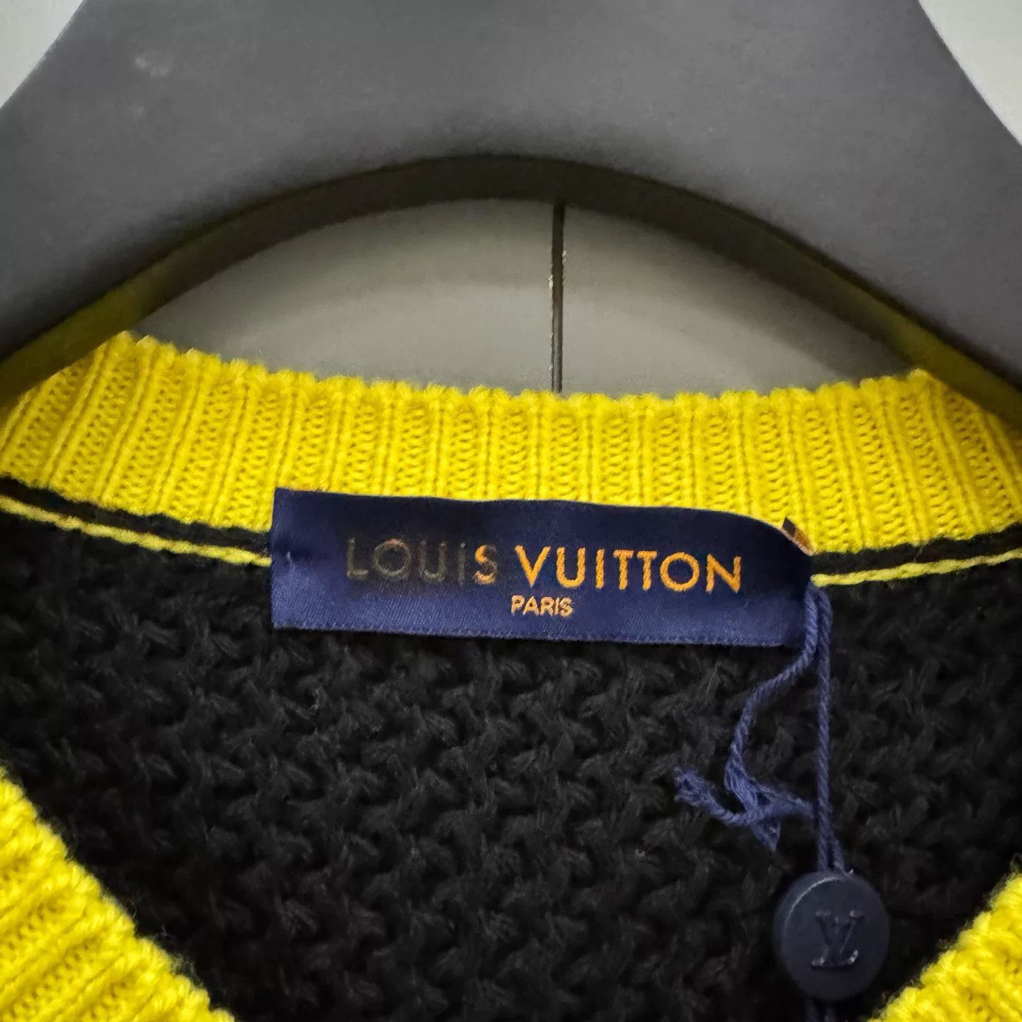 Louis Vuitton Louis Vuitton Intarsia Logo Sweater Size M Size US M / EU 48-50 / 2 - 3 Thumbnail