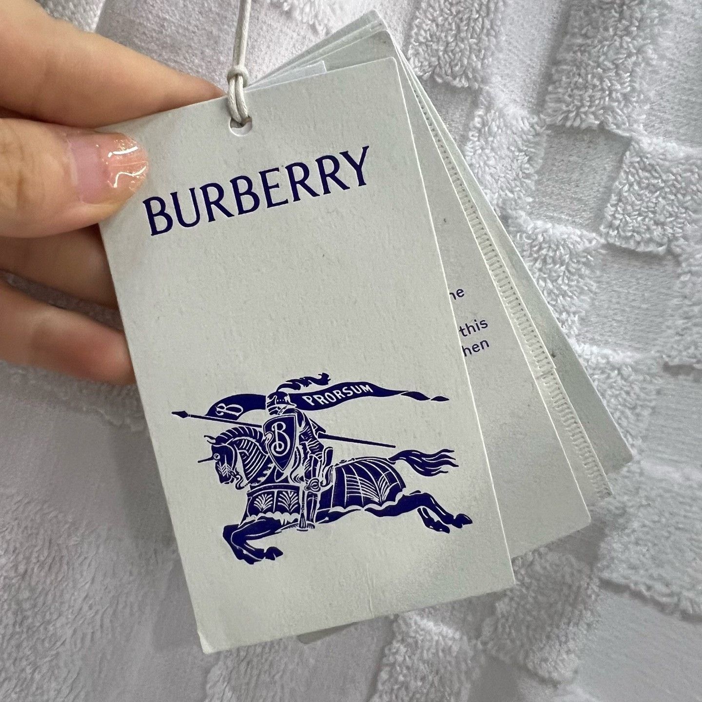 Burberry Burberry Check Terry Hoodie Size M Size US M / EU 48-50 / 2 - 7 Thumbnail