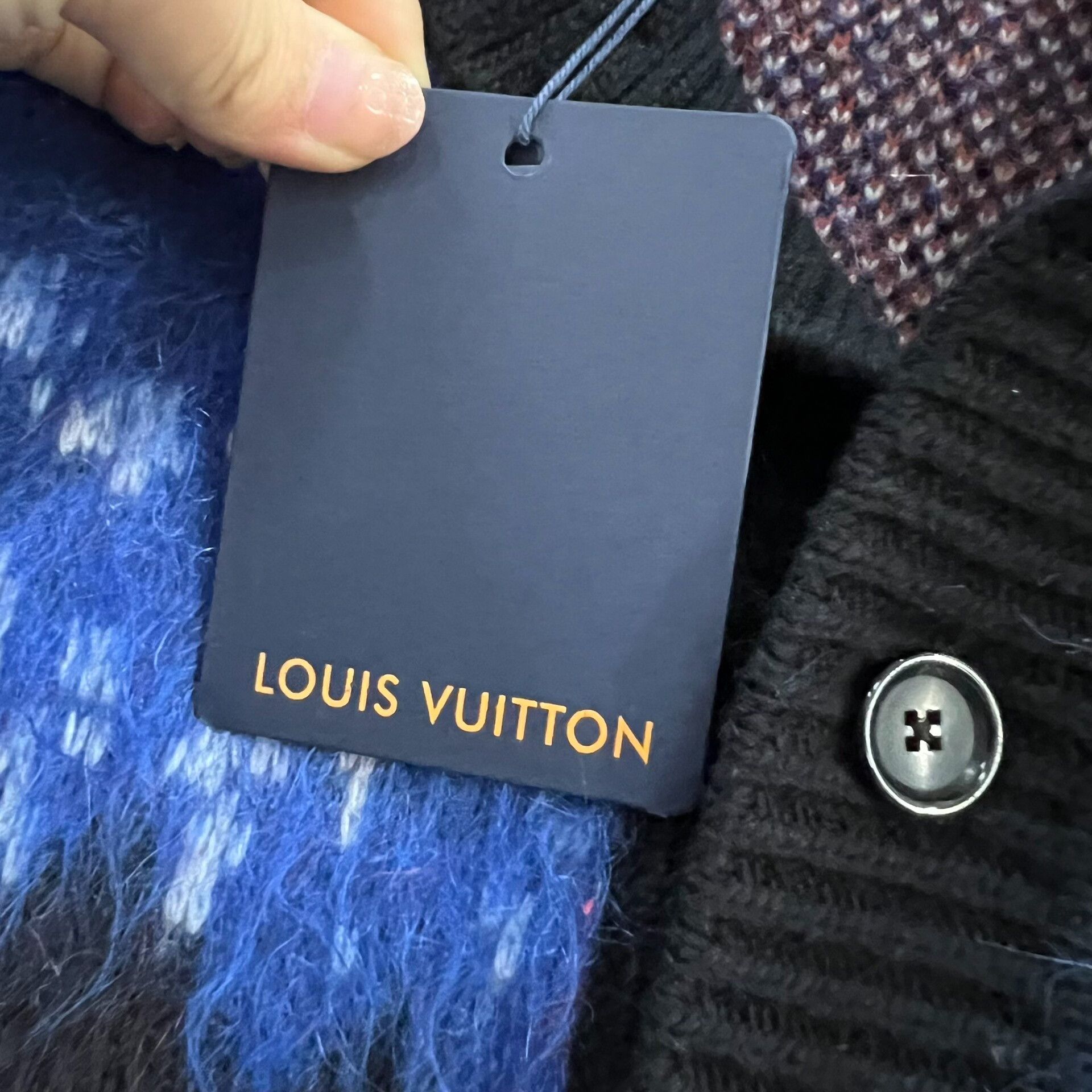 Louis Vuitton Louis Vuitton Chevron Mohair Cardigan XL Size US XL / EU 56 / 4 - 5 Thumbnail