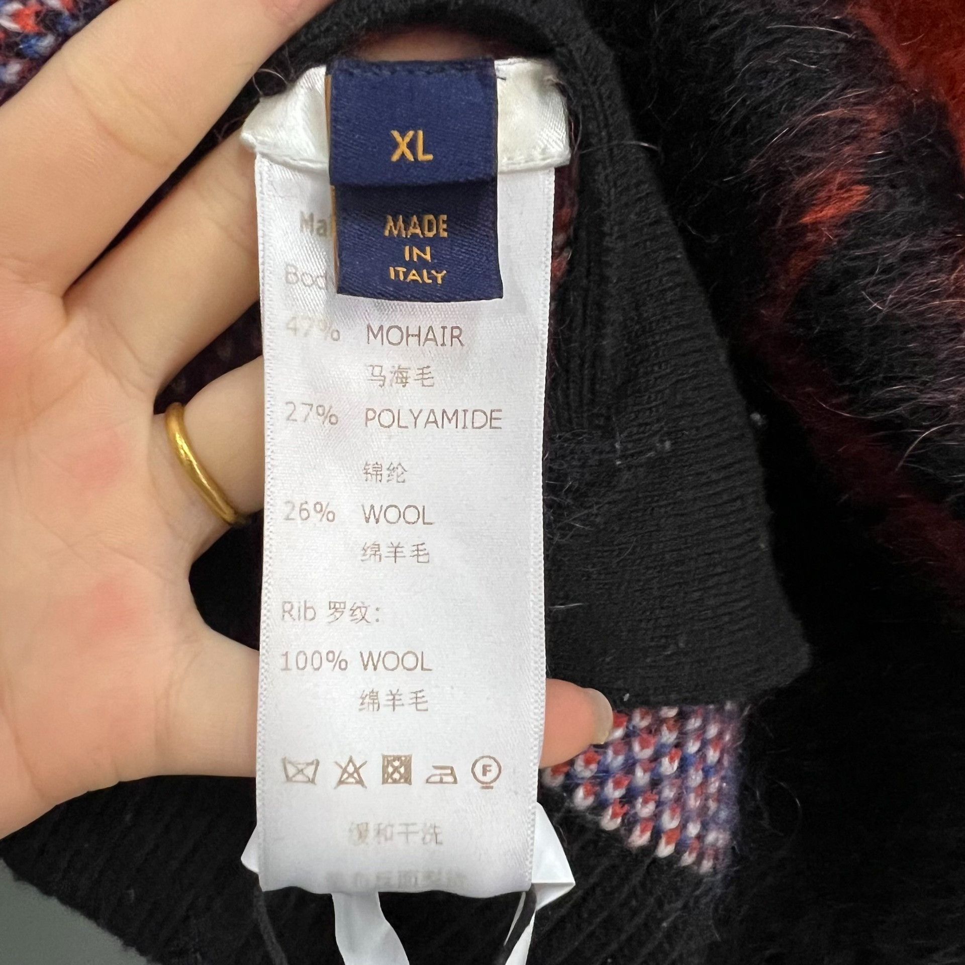 Louis Vuitton Louis Vuitton Chevron Mohair Cardigan XL Size US XL / EU 56 / 4 - 6 Thumbnail