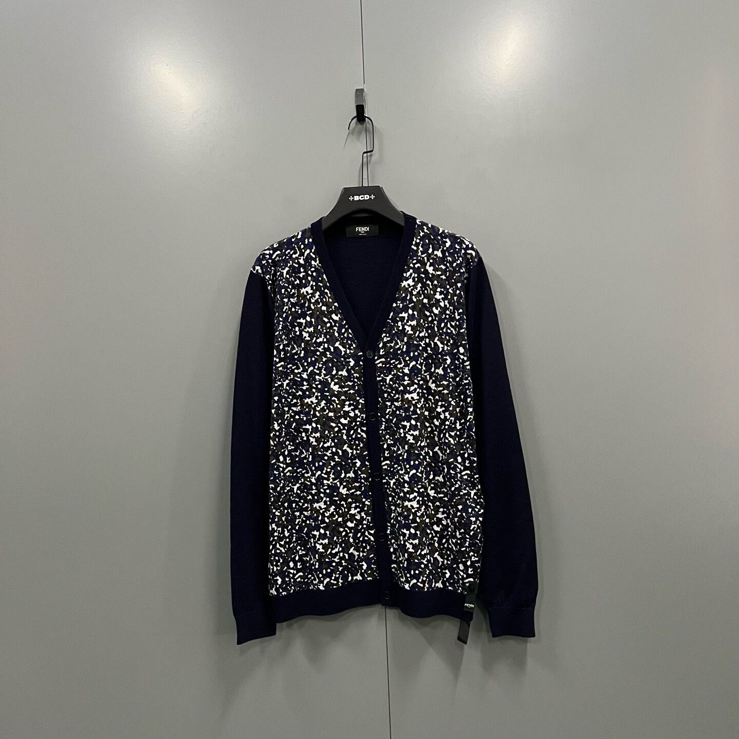 Fendi Fendi Patterned Knit Cardigan Size L Size US L / EU 52-54 / 3 - 2 Thumbnail