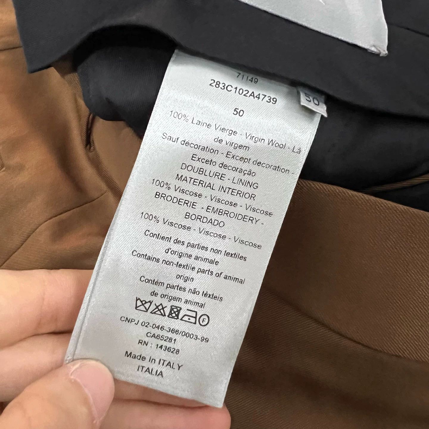 Dior Dior Embroidery Logo Trousers US 34 / EU 50 Size US 34 / EU 50 - 5 Thumbnail