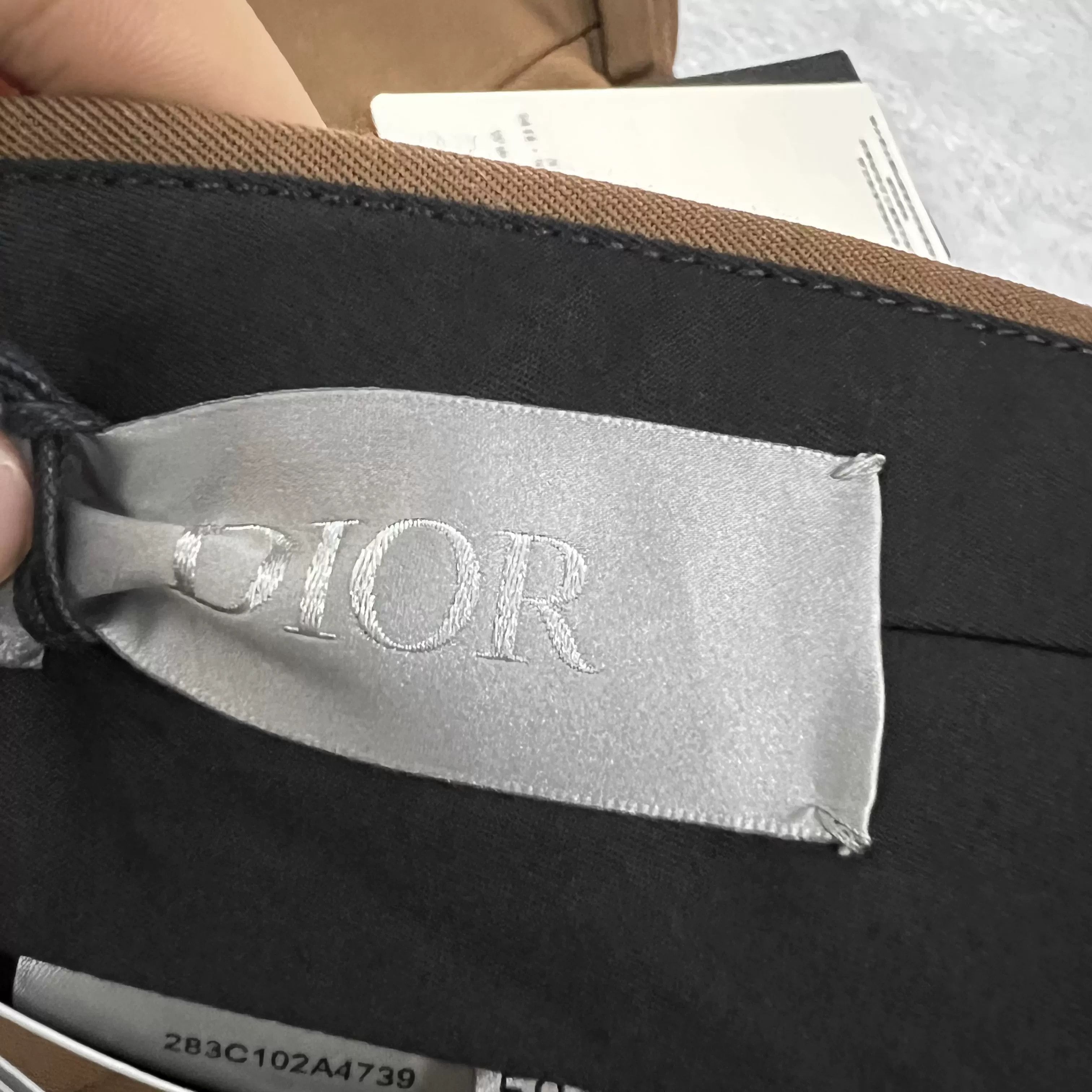 Dior Dior Embroidery Logo Trousers US 34 / EU 50 Size US 34 / EU 50 - 4 Thumbnail