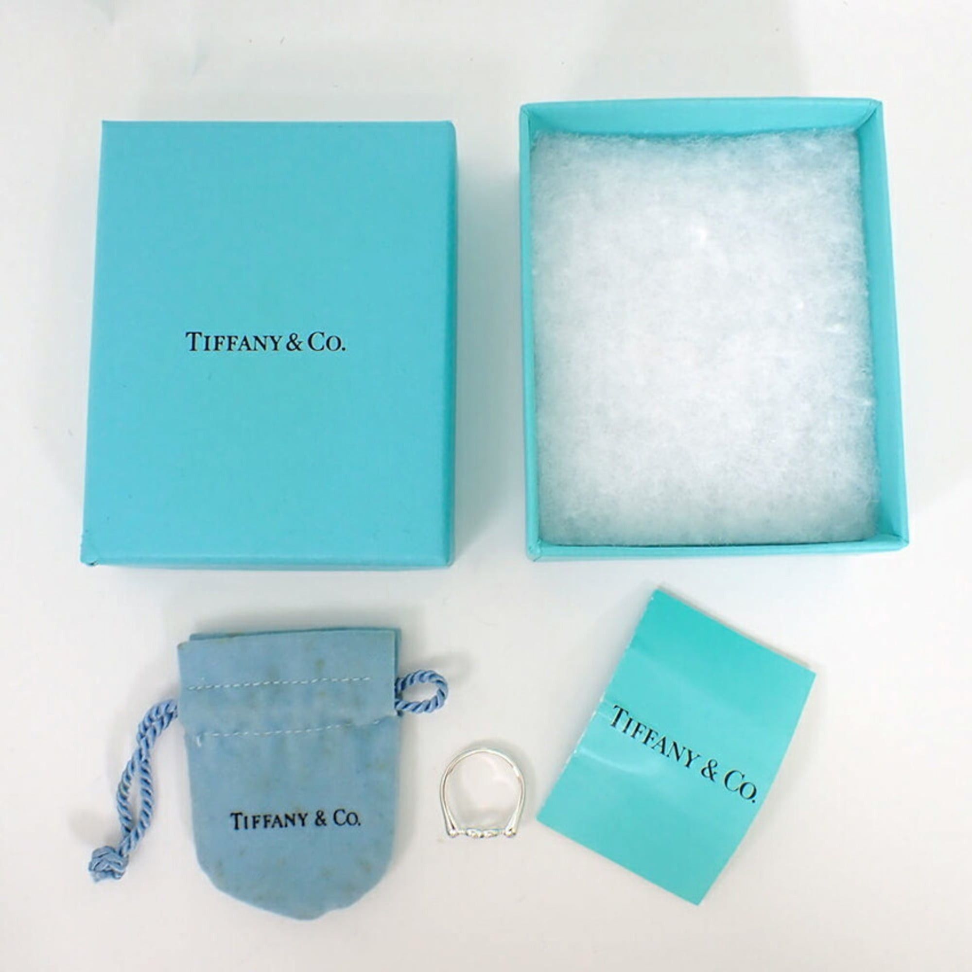 Tiffany & Co. TIFFANY & Co. 925 Diamond 1pc Heart Ring, Size 9 Size ONE SIZE - 9 Thumbnail