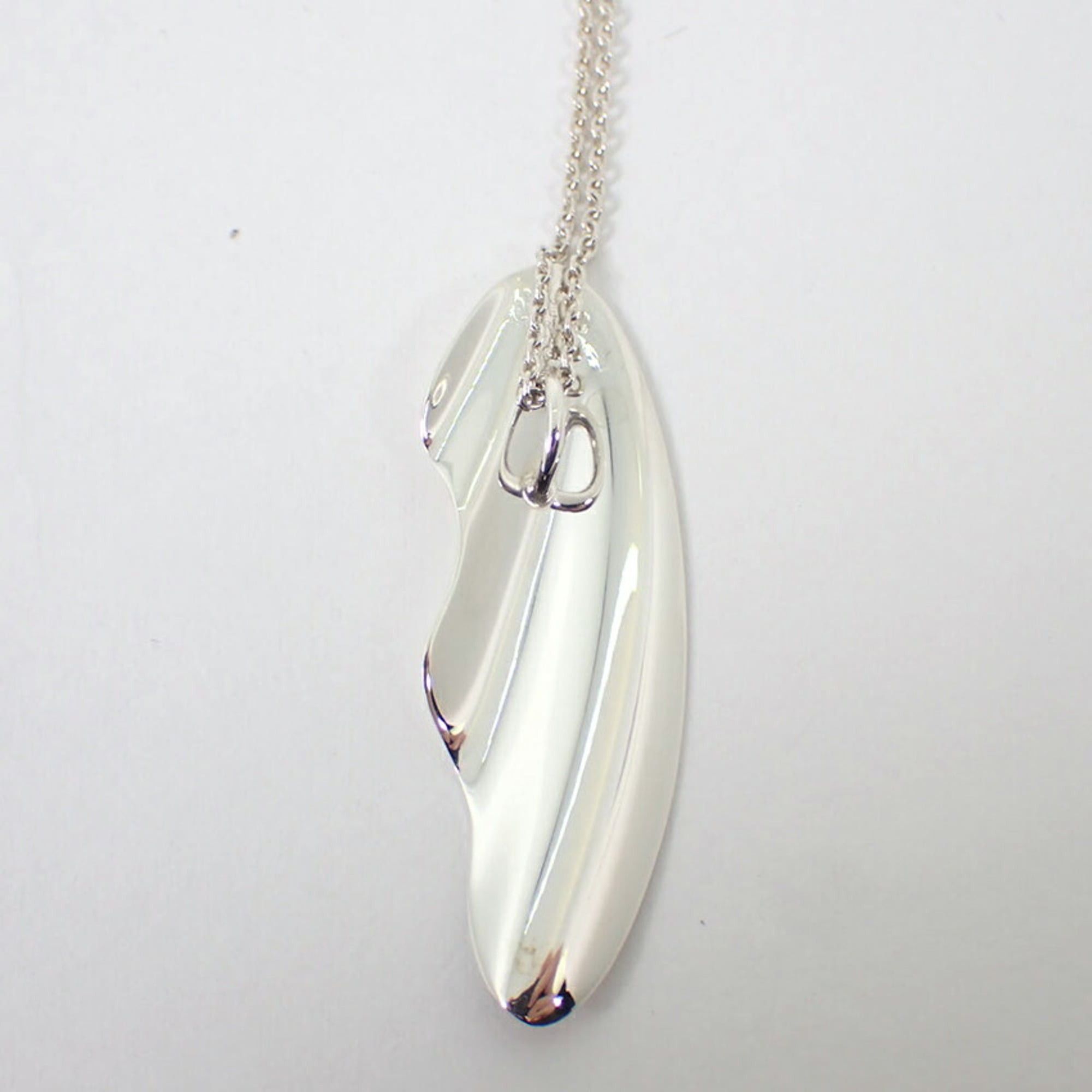 Tiffany & Co. TIFFANY & Co. 925 Elsa Peretti Feather Pendant Necklace Size ONE SIZE - 7 Thumbnail