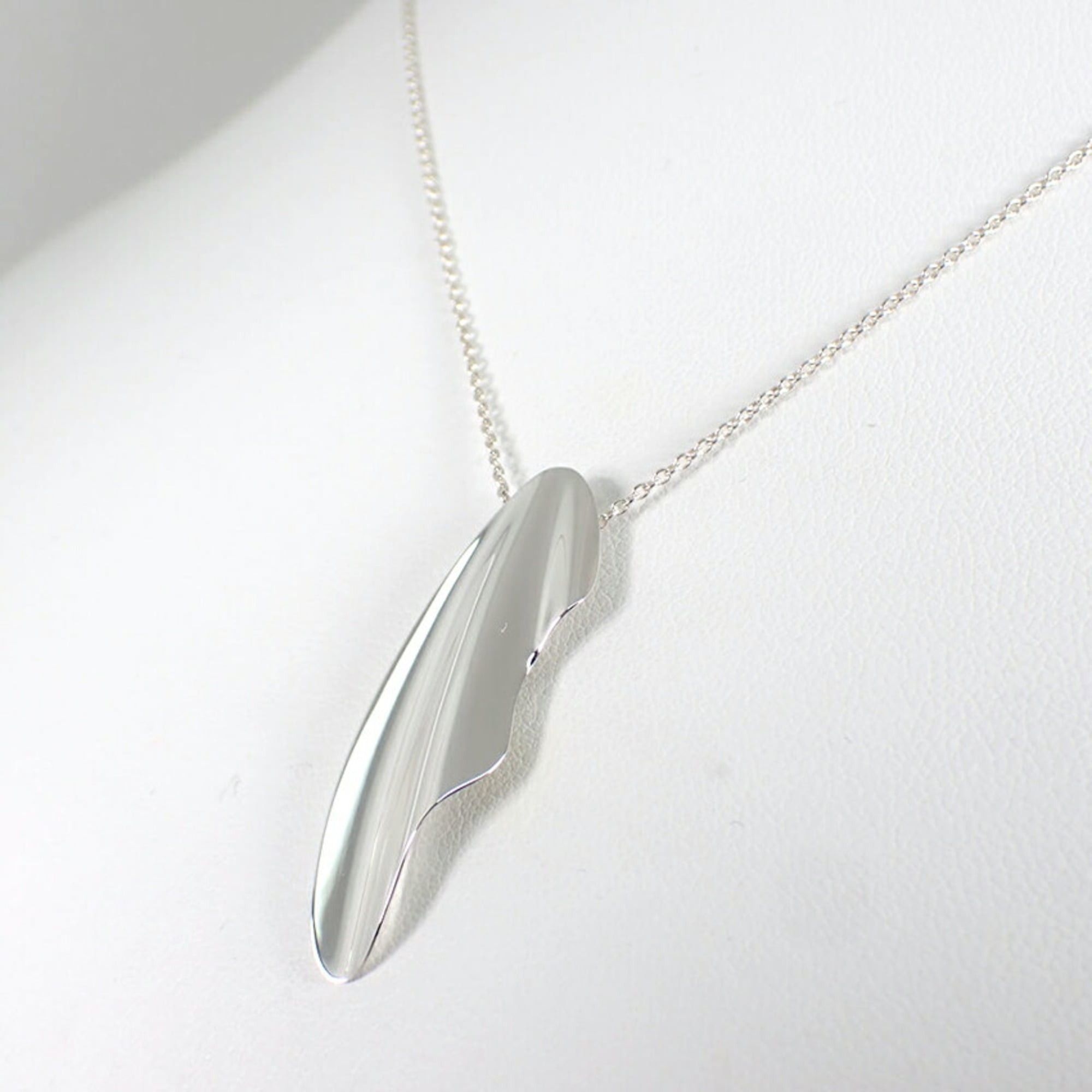 Tiffany & Co. TIFFANY & Co. 925 Elsa Peretti Feather Pendant Necklace Size ONE SIZE - 4 Thumbnail