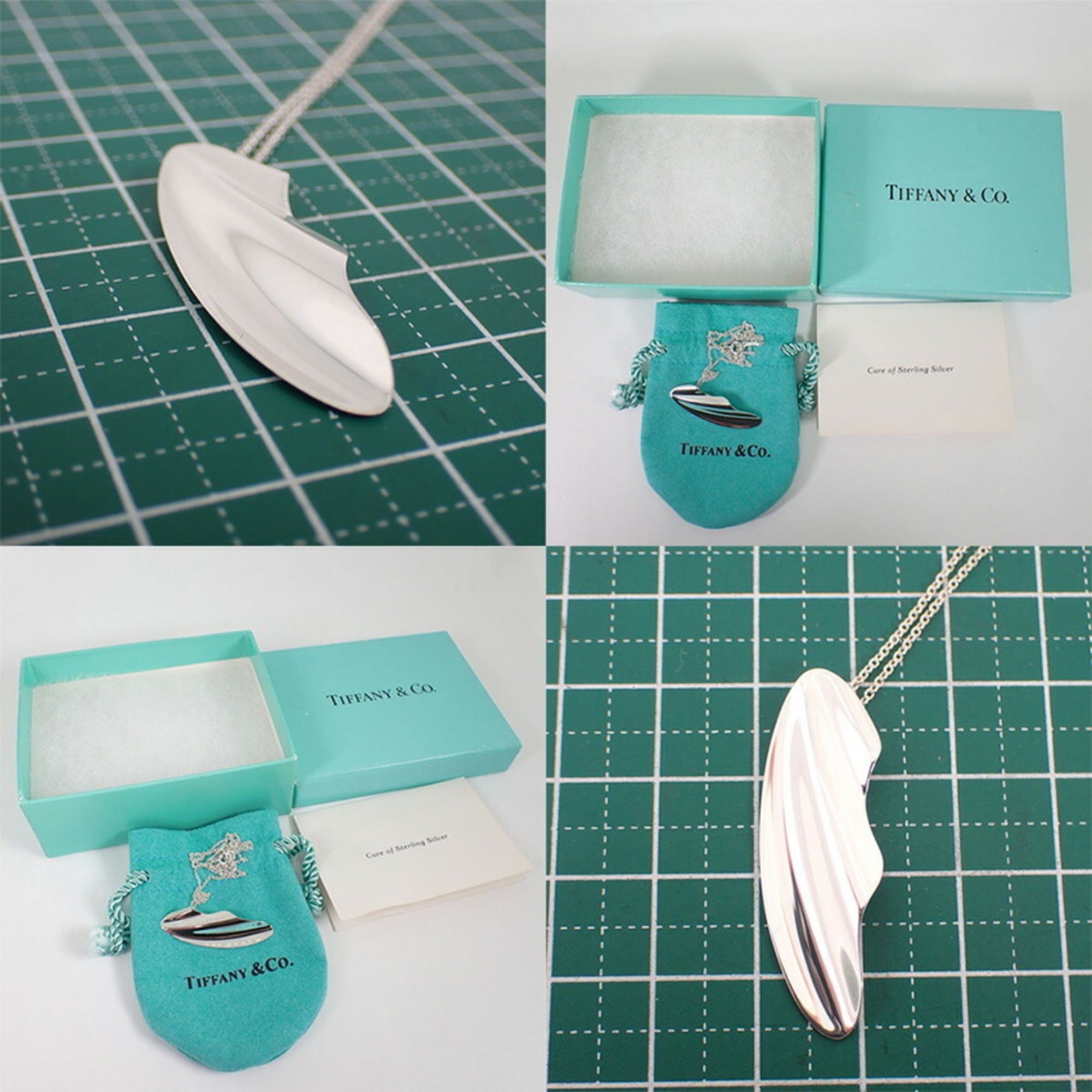 Tiffany & Co. TIFFANY & Co. 925 Elsa Peretti Feather Pendant Necklace Size ONE SIZE - 10 Thumbnail