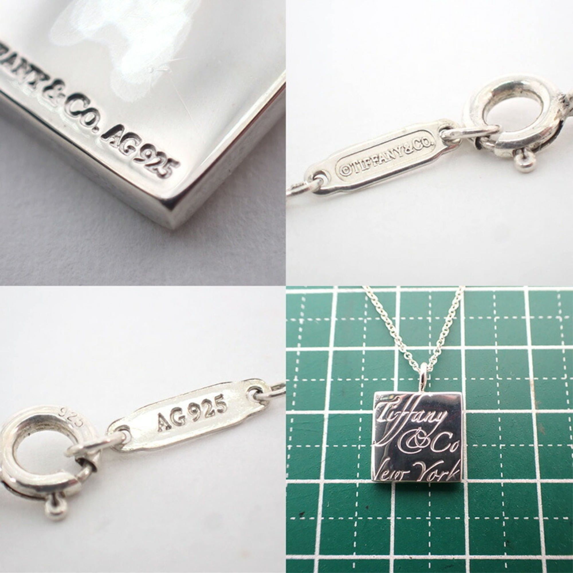 Tiffany & Co. TIFFANY & Co. 925 Notes Square Pendant Necklace Size ONE SIZE - 11 Thumbnail