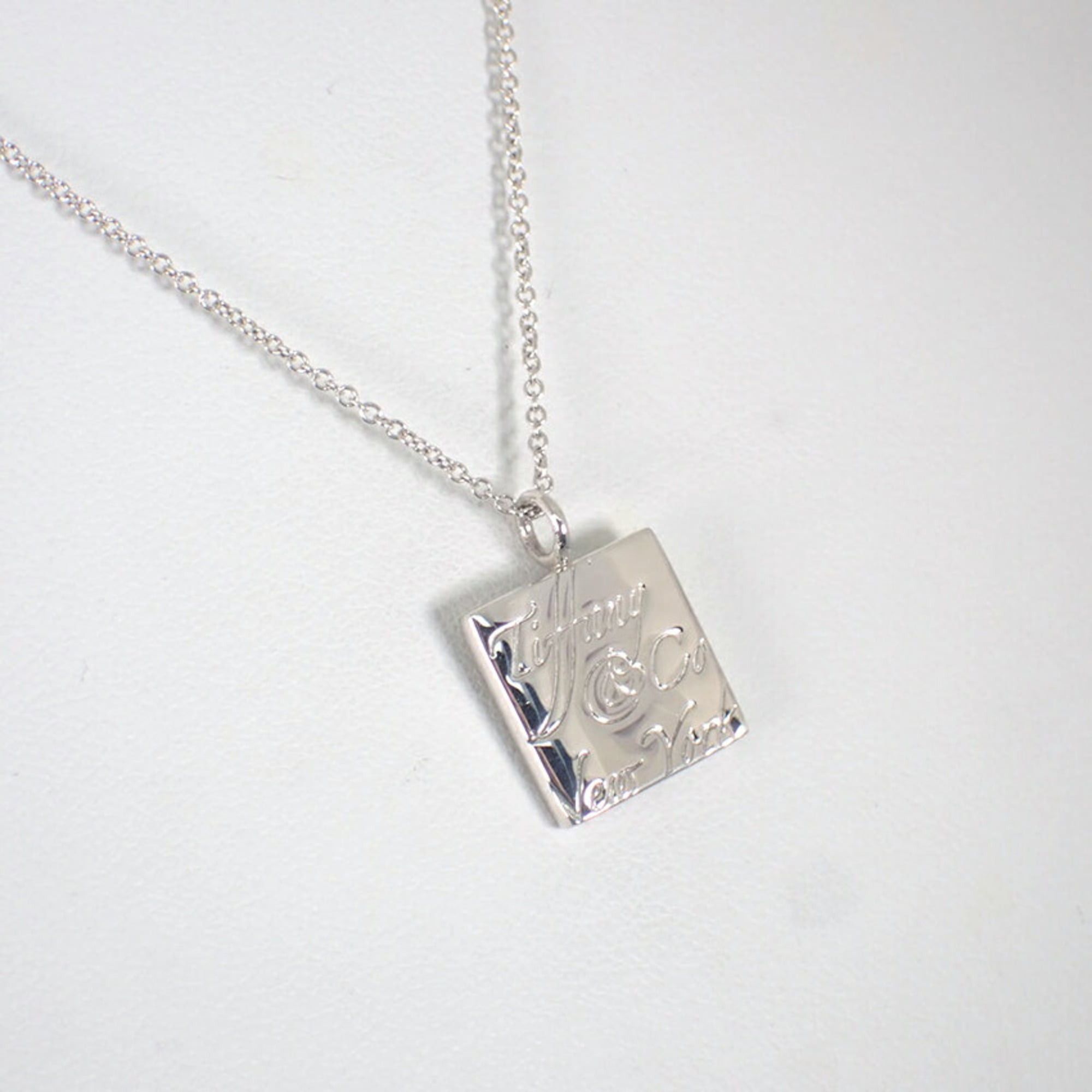 Tiffany & Co. TIFFANY & Co. 925 Notes Square Pendant Necklace Size ONE SIZE - 4 Thumbnail