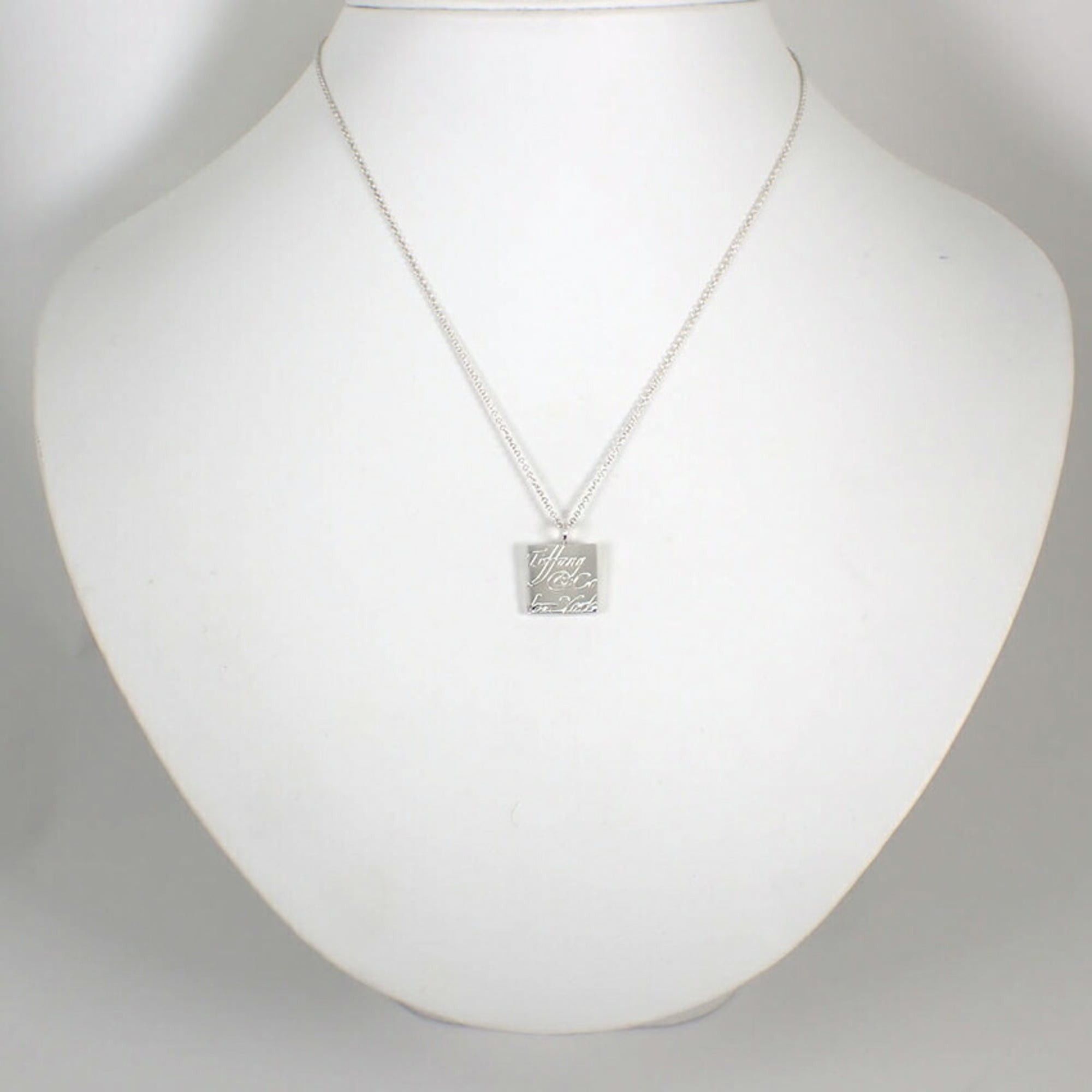 Tiffany & Co. TIFFANY & Co. 925 Notes Square Pendant Necklace Size ONE SIZE - 3 Thumbnail