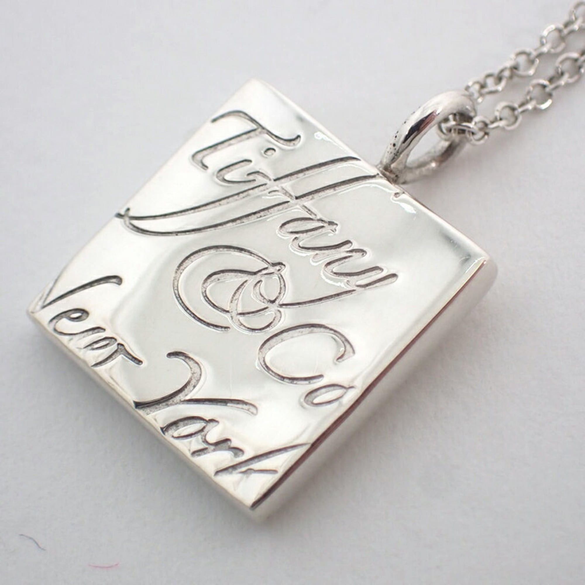 Tiffany & Co. TIFFANY & Co. 925 Notes Square Pendant Necklace Size ONE SIZE - 7 Thumbnail