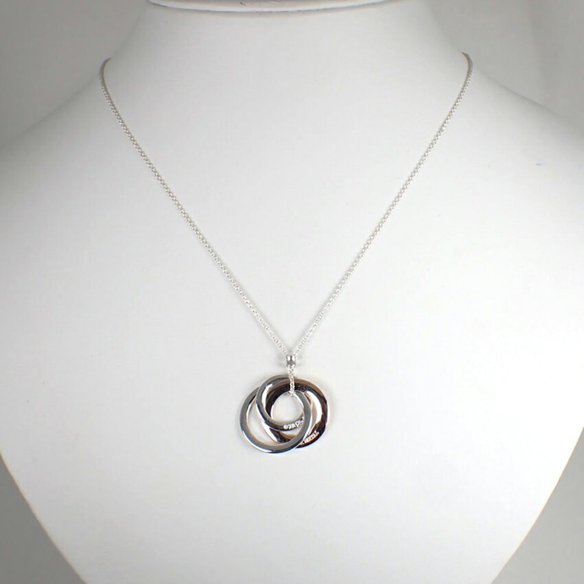 Tiffany & Co. TIFFANY & Co. 925 Metal 1837 Interlocking Circle Necklace Size ONE SIZE - 3 Thumbnail